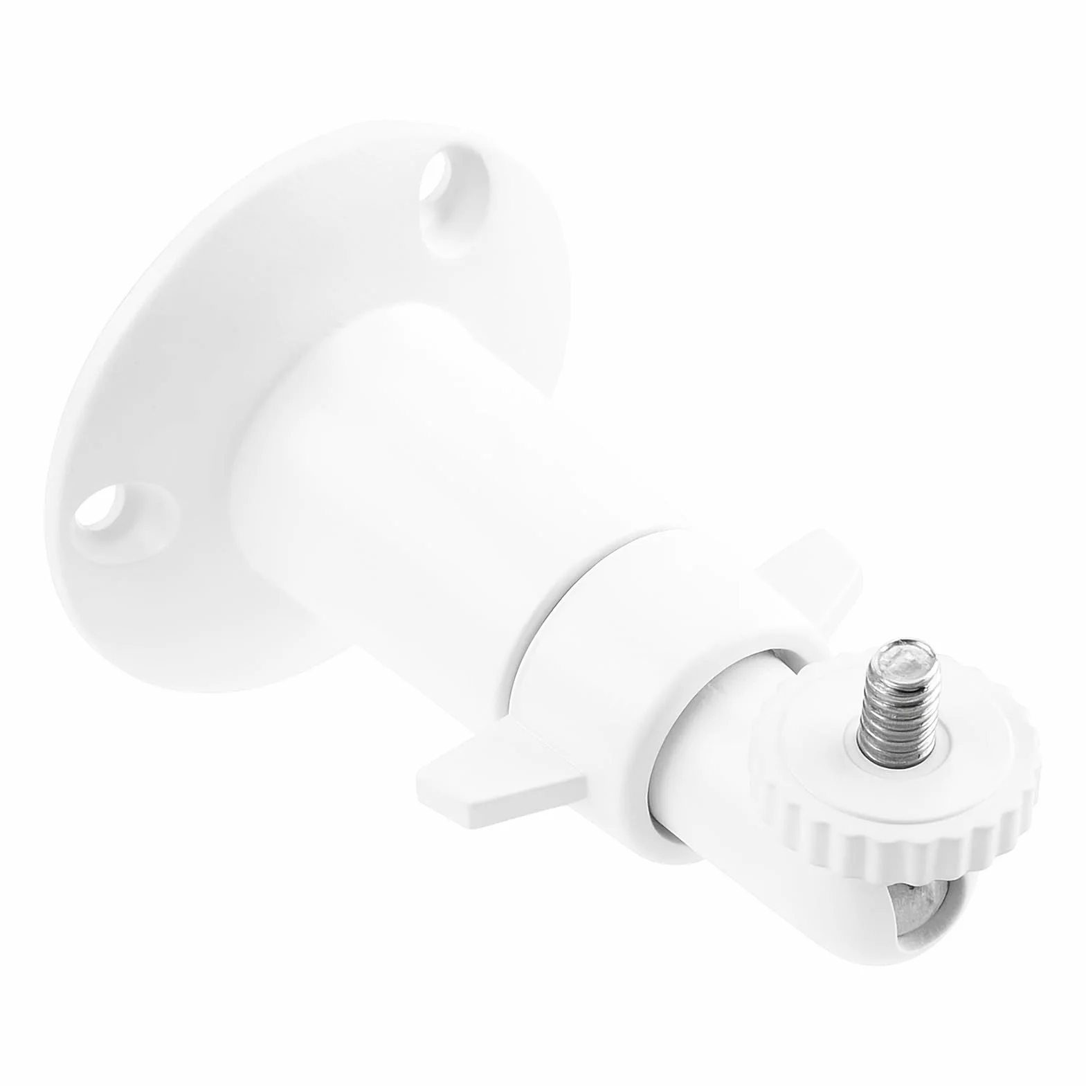 Soporte de Pared Ajustable para Cámara al Aire Libre, Soporte de Cámara con Rosca de 1/4 Pulgadas, Soporte de Pared para EufyCam S3 Pro Arlo Blink, Anillo de Aleación de Aluminio, Negro