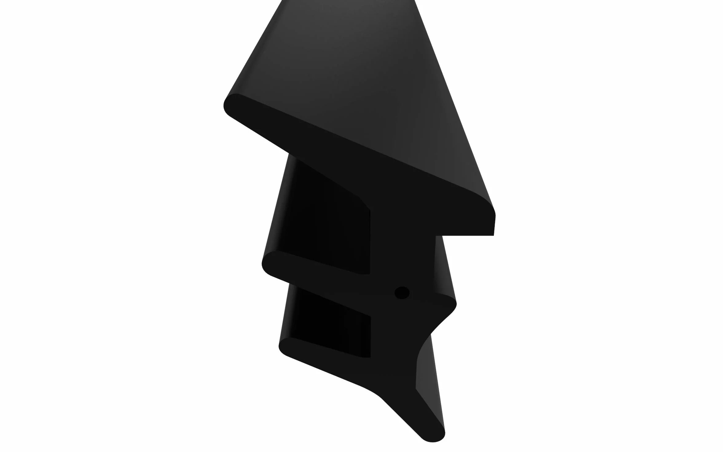 Junta de ventanas para sistemas de ventanas, junta de acristalamiento para exteriores con hilo antiestiramiento para ventanas de plástico y sellado de ventanas de aluminio (negro, 5 m)