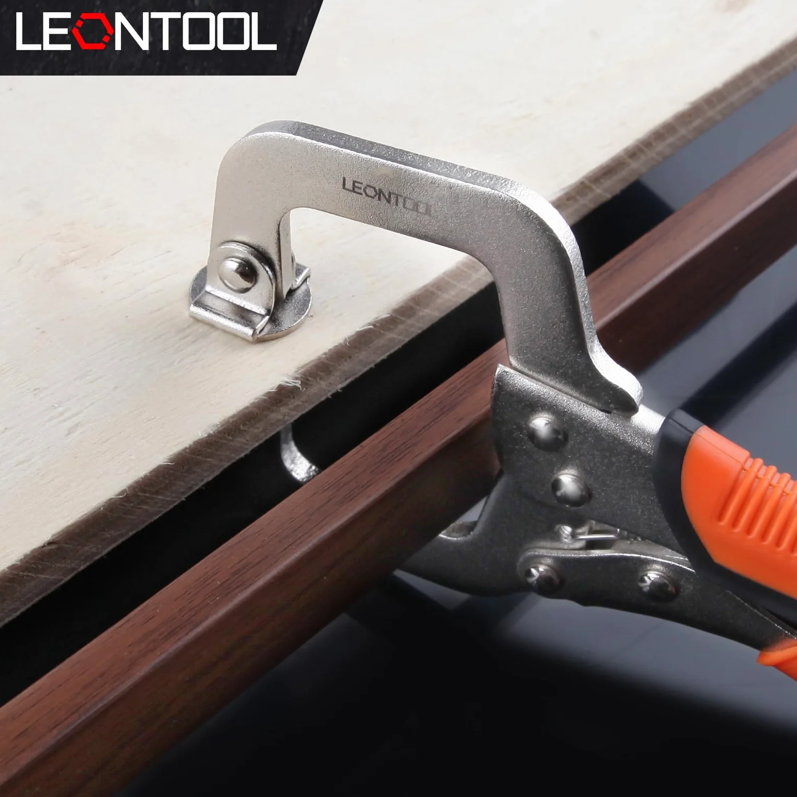 LEONTOOL Juego de alicates de bloqueo de 6 piezas, juego de alicates de agarre de tornillo de banco de 5, 7 y 10 pulgadas, alicates de bloqueo de mandíbula curvada, 6-1/2 pulgadas, 9-1/2 pulgadas,