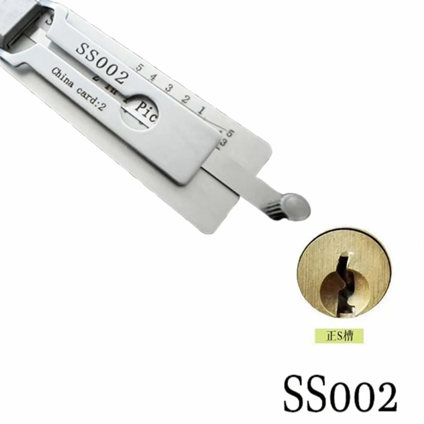 master key decoder,stainless steel master key decoder,fast key,door lock opener pick,lock pick decoder,decodificador de llaves 2 en 1,decoder tool,lecteur décodeur de crochetage de serrure pour auto