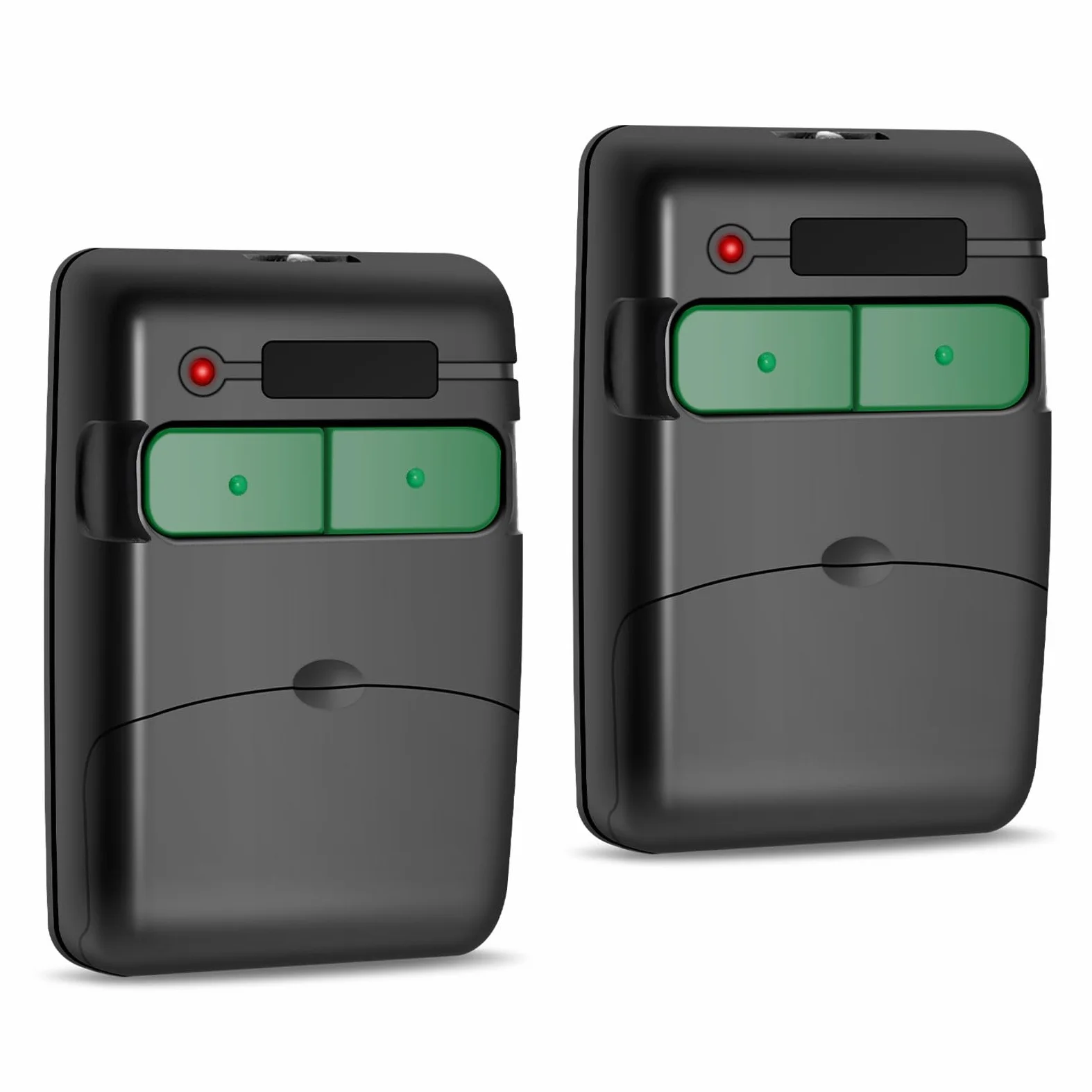 2Unidades Mando Garaje CLEMSA 433.92 MHz, Mando Puerta Garaje Universal Compatible con Modelos MV-1, MV-12, MV-123, Mandos Puertas Automáticas, Fácil Programación y Reemplazo Seguro