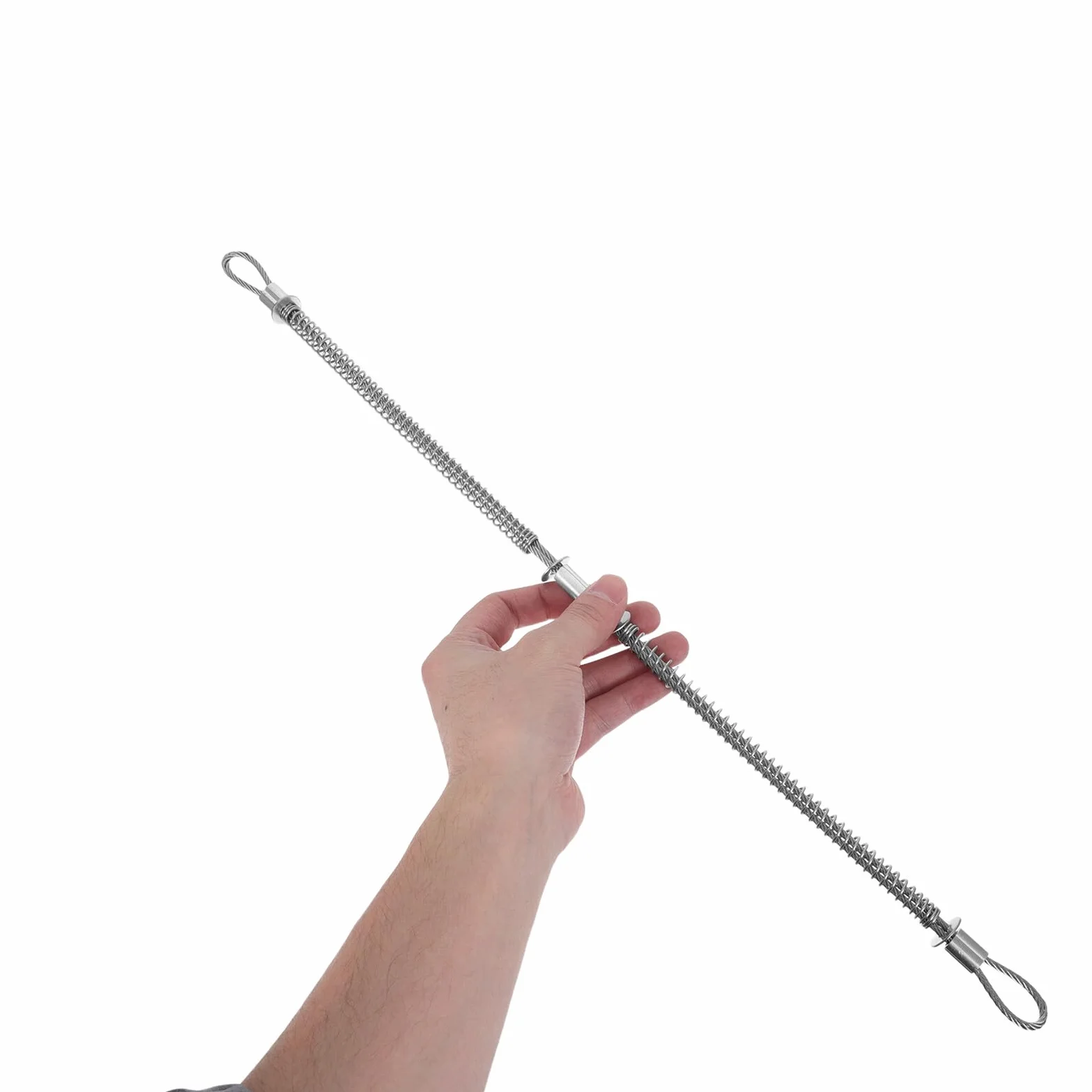 Cable de Seguridad para Manguera Hidráulica de Acero Inoxidable 3mm X 500mm Resorte Anti-latigazo para Sujeción Resistente en Presión Alta y Uso Industrial