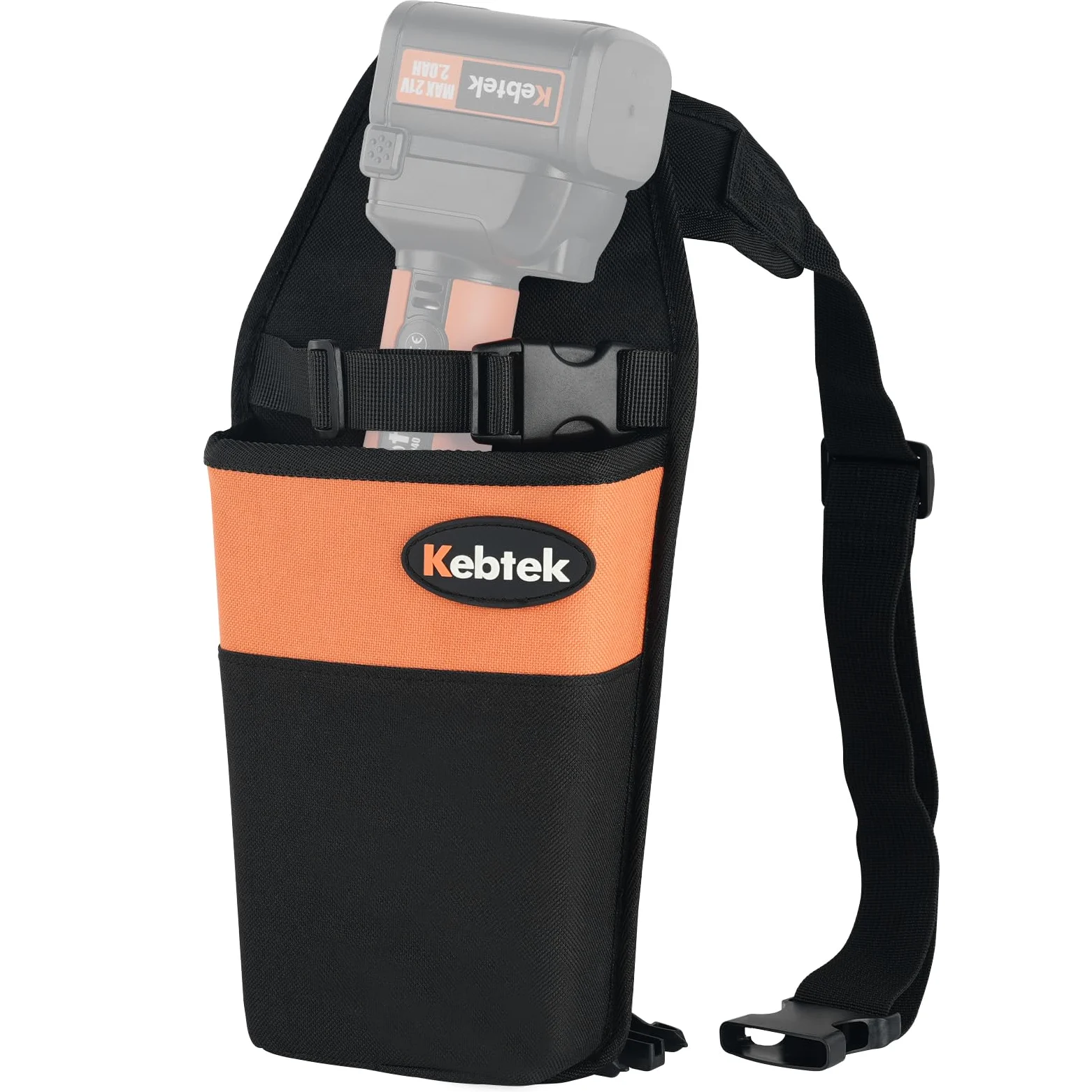 Kebtek Bolsa de Herramientas Duradera para Tijeras de podar, versión más Gruesa, Forro de plástico, Funda de podadora añadida con cinturón Ajustable de liberación rápida y Hebilla magnética de