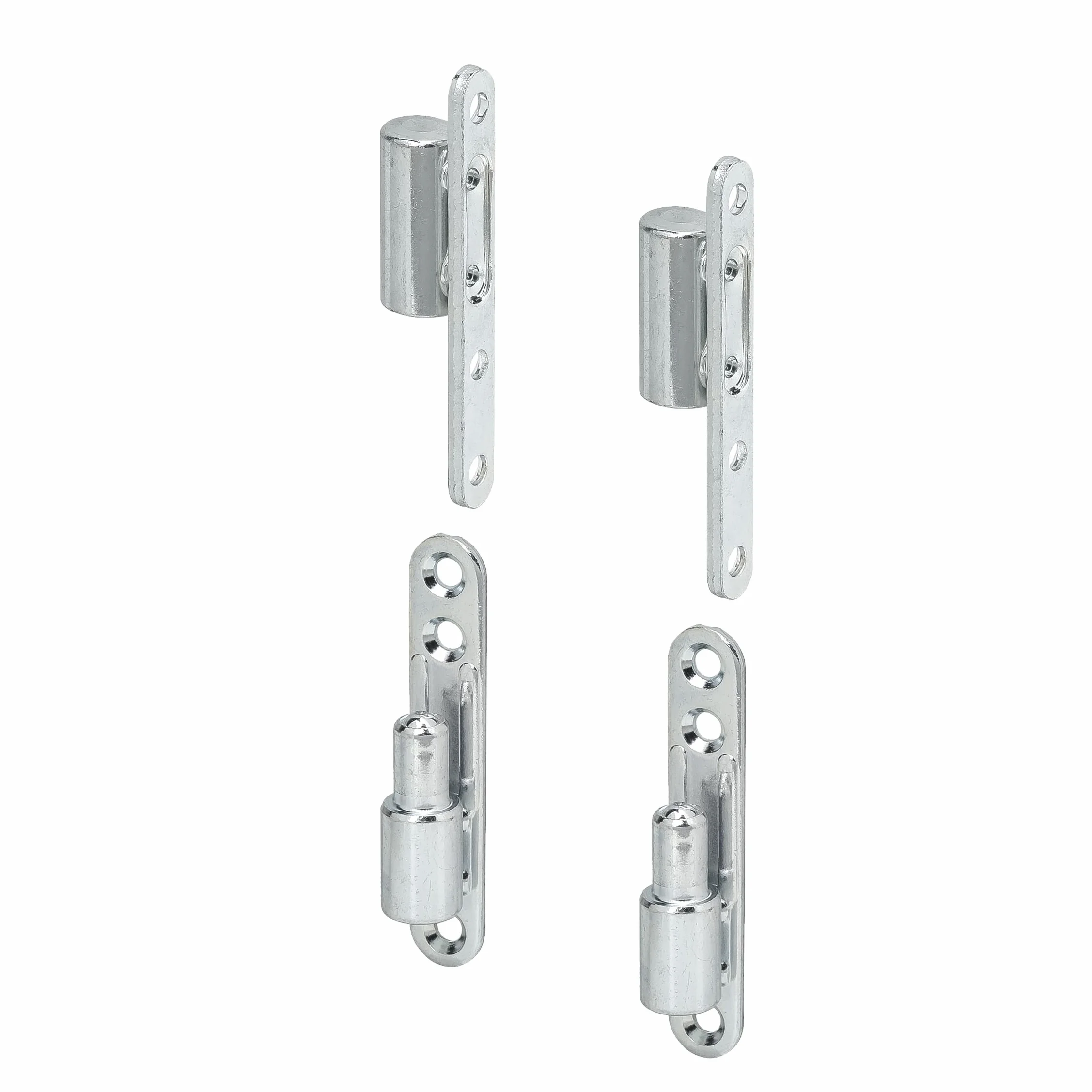 VORMANN Cinta de reparación, bisagra de puerta, bisagra de puerta, banda atornillable, banda para puerta interior, cinta de renovación para atornillar en marco y alas, juego de 2 unidades, acero