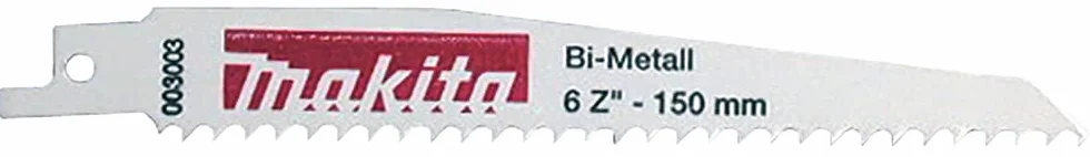 Makita P-05088 Hoja de sierra recta 150x1,5 mm • 6TPI • BiM • Metal • 5 piezas