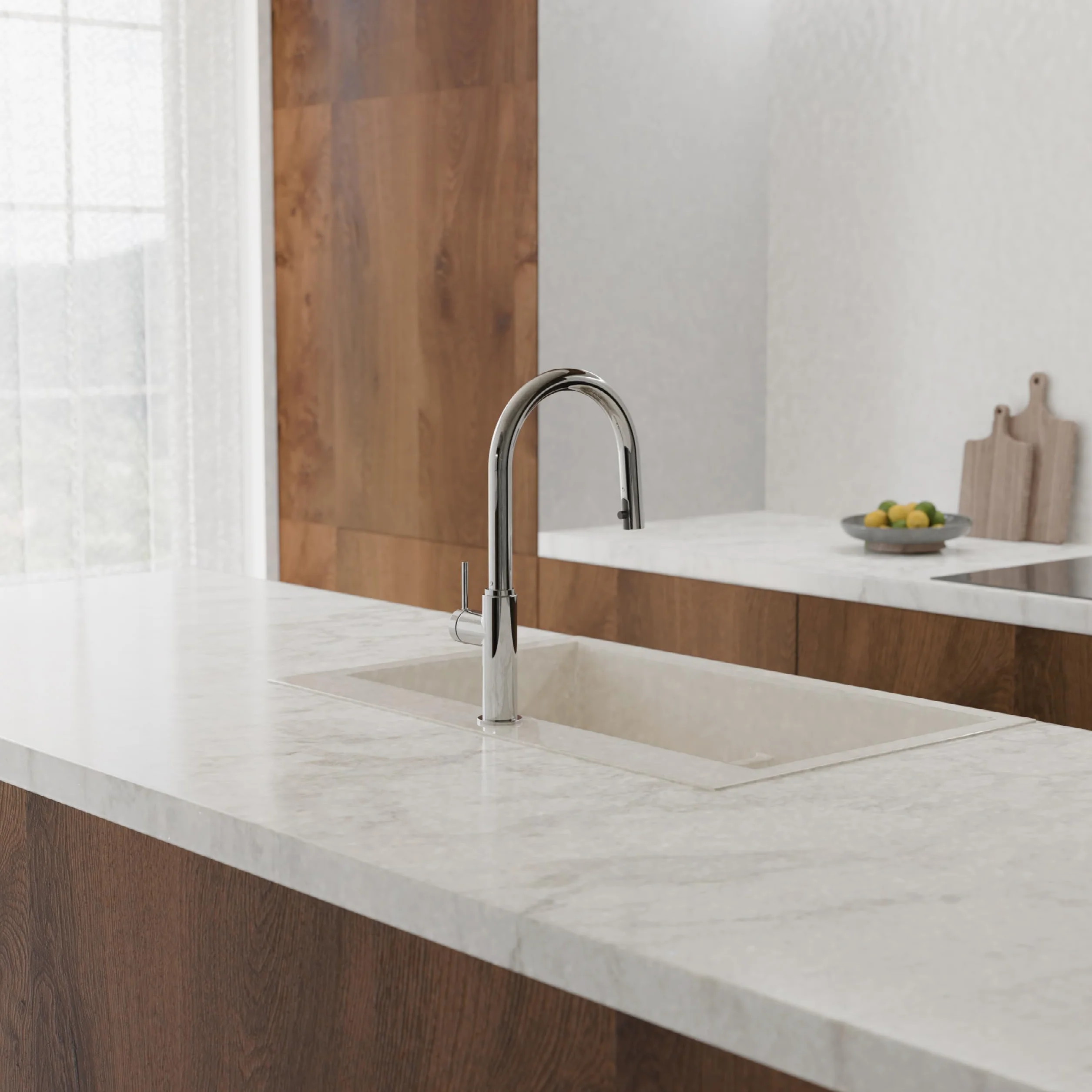 SCHÜTTE Blackpool 79516 Grifo de cocina extraíble 360 grados monomando cromo