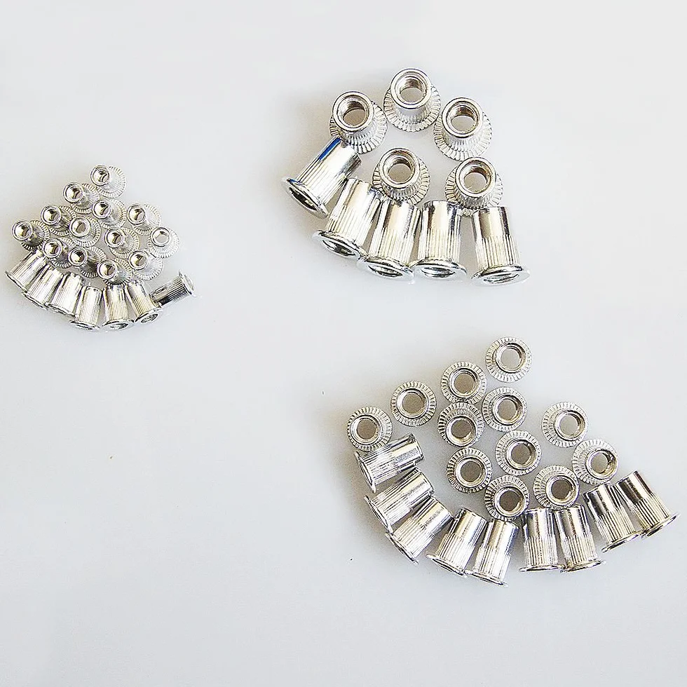 KATSU Kit de Pistola Remachadora de Tuercas de Mano 86 Piezas Remachadora Manual Tuercas de Remache Roscado M3 M4 M5 M6 M8 para Automóviles Remolques Tableros Eléctricos y Otras Aplicaciones 405552
