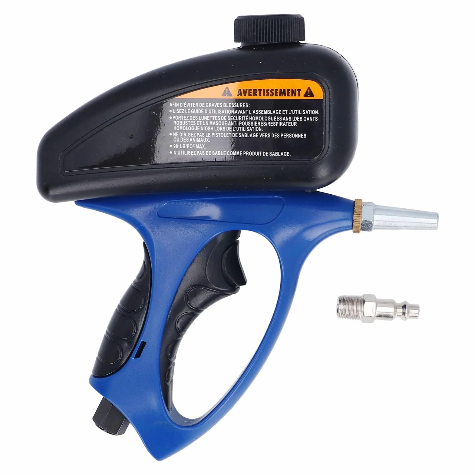 Pistola de Chorro 500ml 90 PSI para Limpieza de Automóviles y Muebles, Alta Presión Profesional con Conector Rápido, Herramienta Manual Bricolaje y Mantenimiento del Hogar
