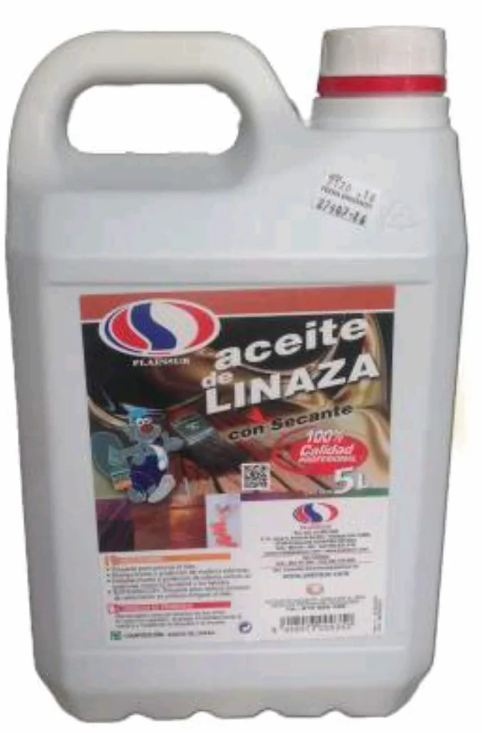 ACEITE DE LINAZA PLAINSUR 5 L CON SECANTE