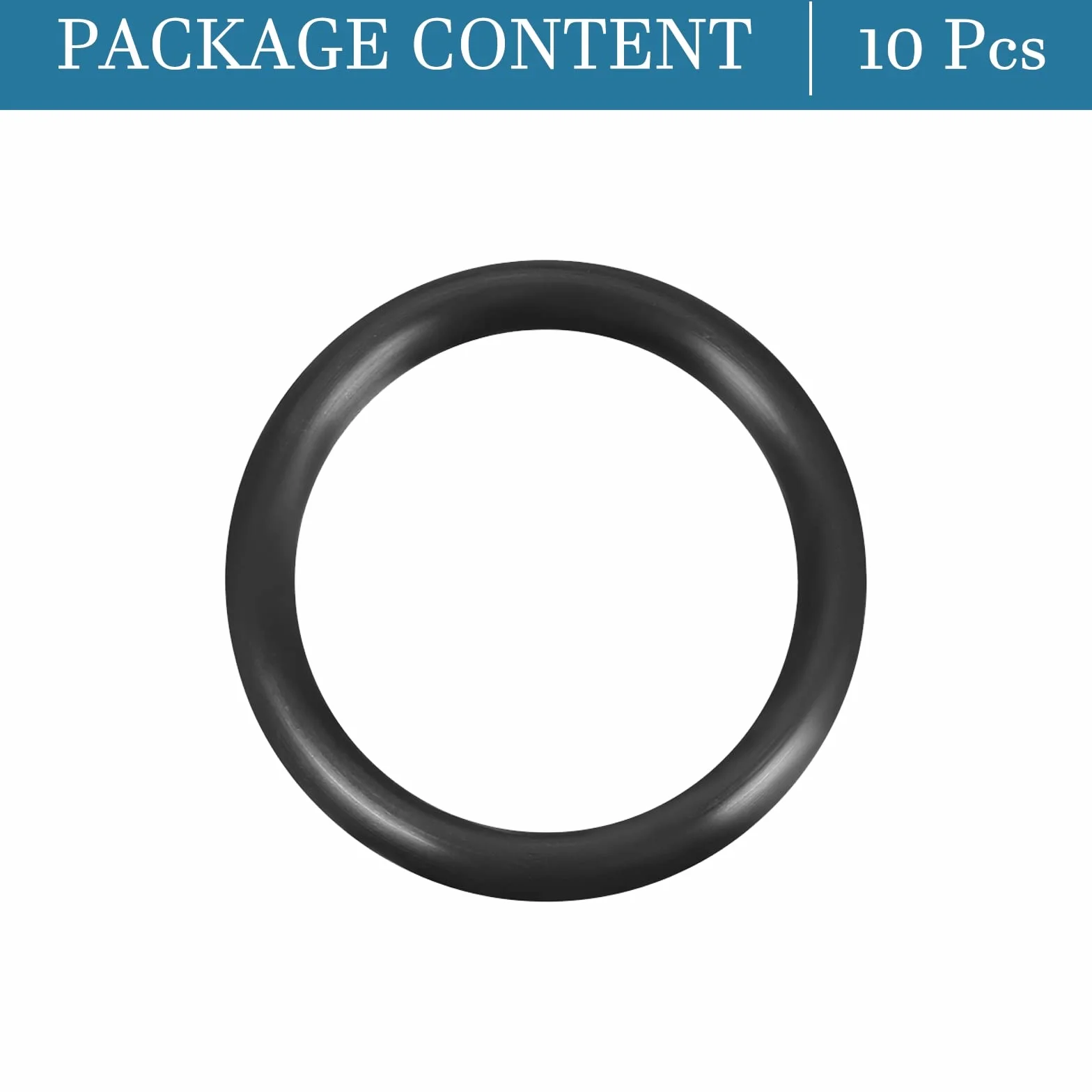 QUARKZMAN 45mm x 35mm x 5mm Nitrilo Goma Juntas Tóricas x 10uds Redondo Junta Arandela para Grifo Plomería Reparación Sellado Conexión [Negro]