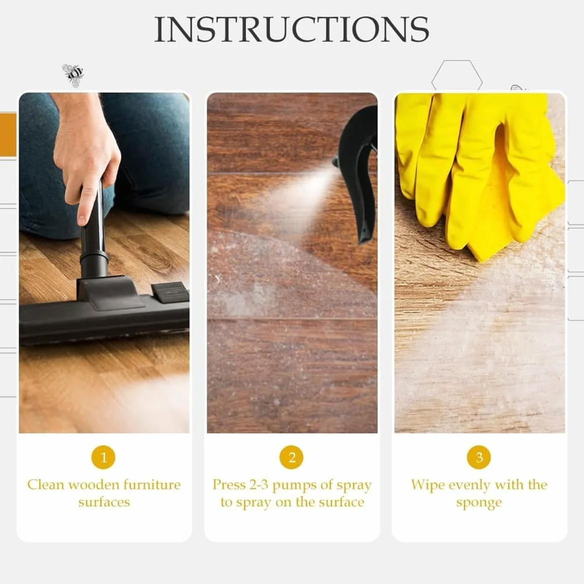 Cera de Abejas Pulimento para Muebles de Madera,2026 Upgrade Multi-Purpose Beeswax Wood Polish for Living Rooms,Kitchens,Wood Furniture Floors (2PCS)