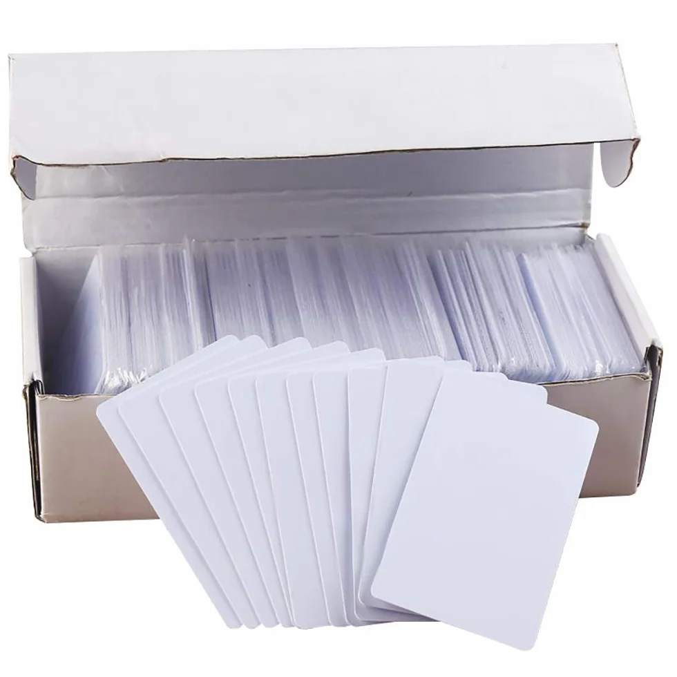 HERNAS Tarjeta Inteligente UID reescribible de 100 Uds., Tarjetas RFID Mi-Fare 1K S50, Tarjeta de Puerta de Tarjeta en Blanco de 13,56 MHz para Control de Acceso, Sector de Bloque 0, ISO 14443 A