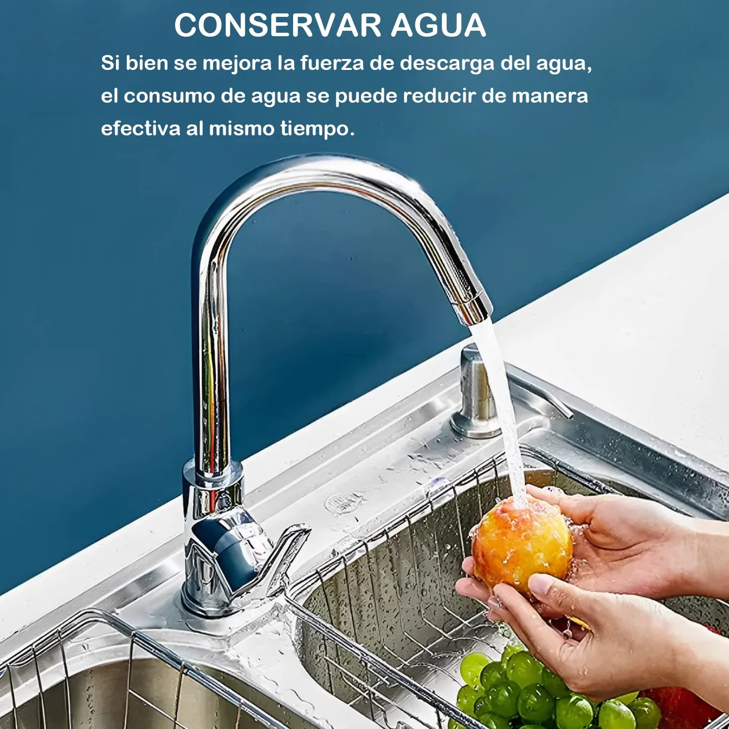 Aireador Grifo 22mm Rosca Interior Hembra M22, Filtro Grifo Recambio Lavabo Boquilla Ahorro Agua