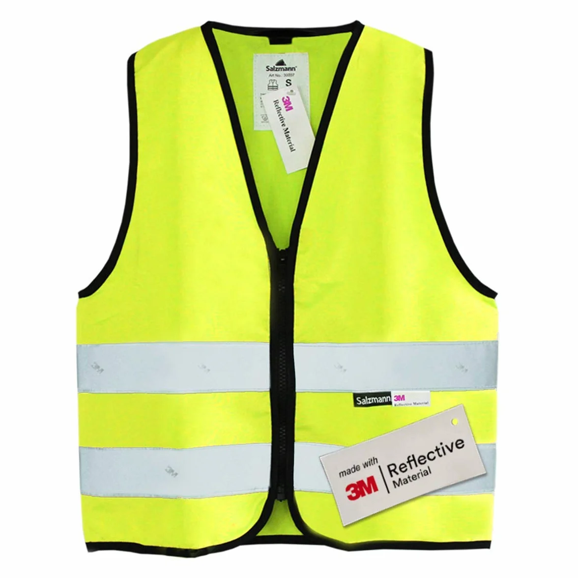 Salzmann Chaleco de seguridad para niños - Hecho con cinta reflectante 3M