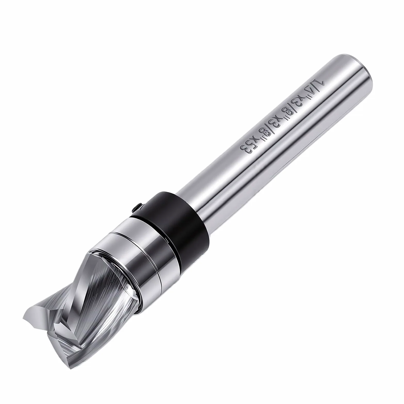 Generic Broca Fresadora de Corte Al Ras con Cojinete Guía para Reducir los Errores de Corte Diámetro de 3/8 pulg. Longitud de de 1/2 pulg. Ideal para Metales No Ferrosos