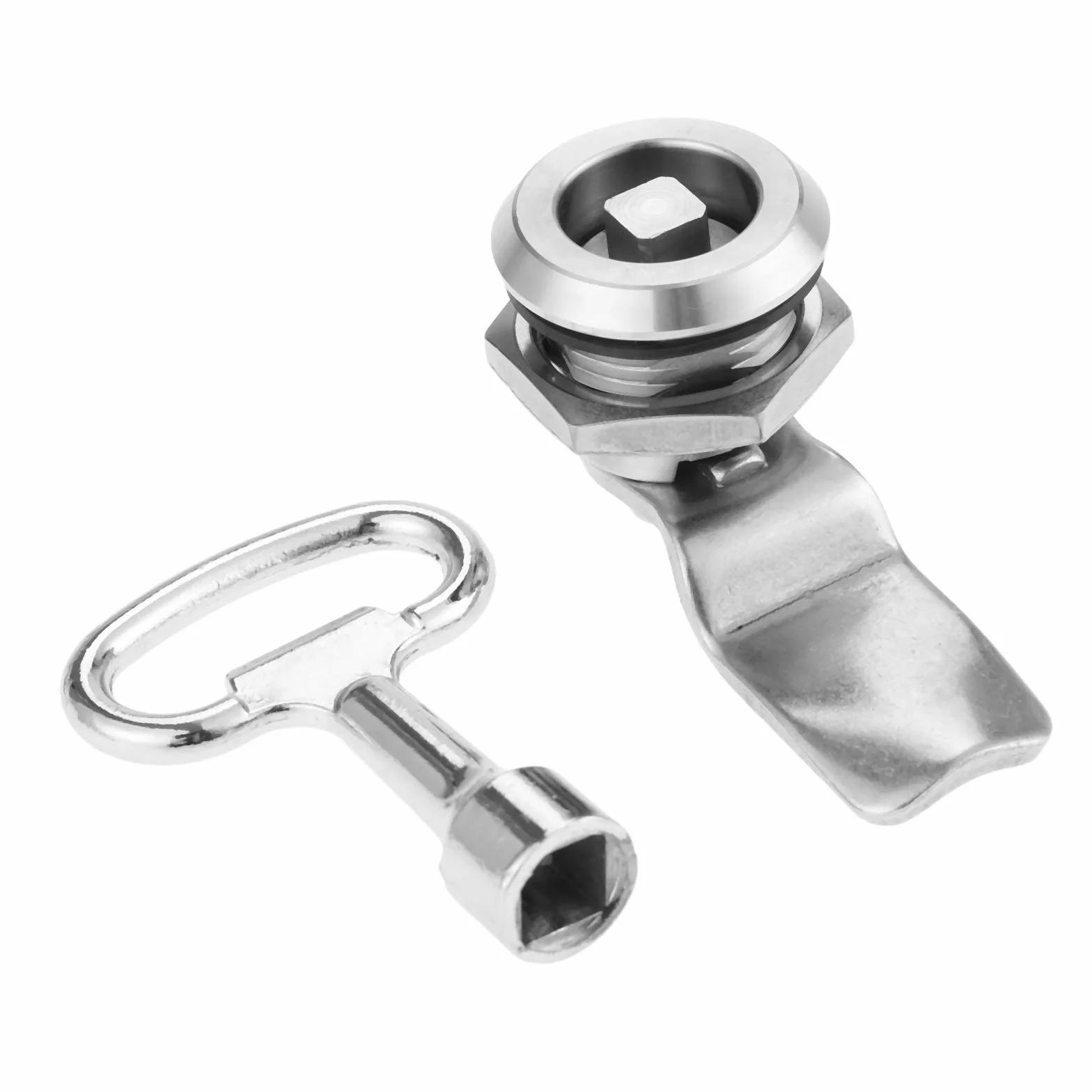 Cerradura tubular de acero inoxidable 22 mm para armario, cajón, buzón