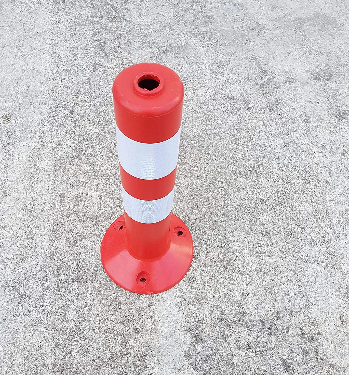 Postes Flexibles Rojo Blanco 45 cm (Paquete de 2)