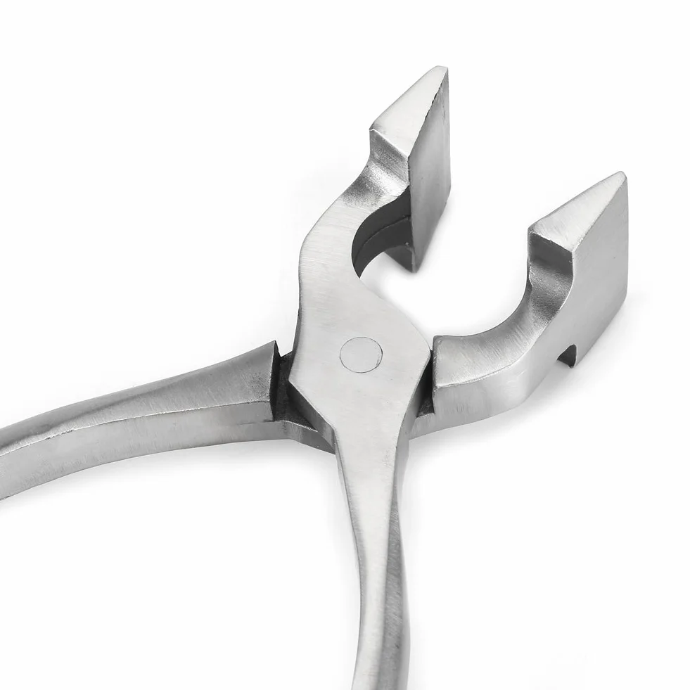 Alicates para cuero, alicates para aplanar cuero para artesanía en cuero, alicates de punta plana que ahorran mano de obra, alicates para ajustar el borde de cuero Prensa aplanar abrazadera para bolso