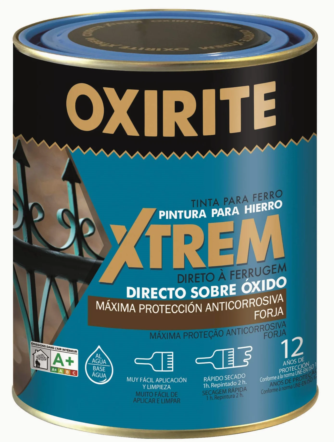 Xylazel - Pintura oxirite xtrem forja 750ml verde