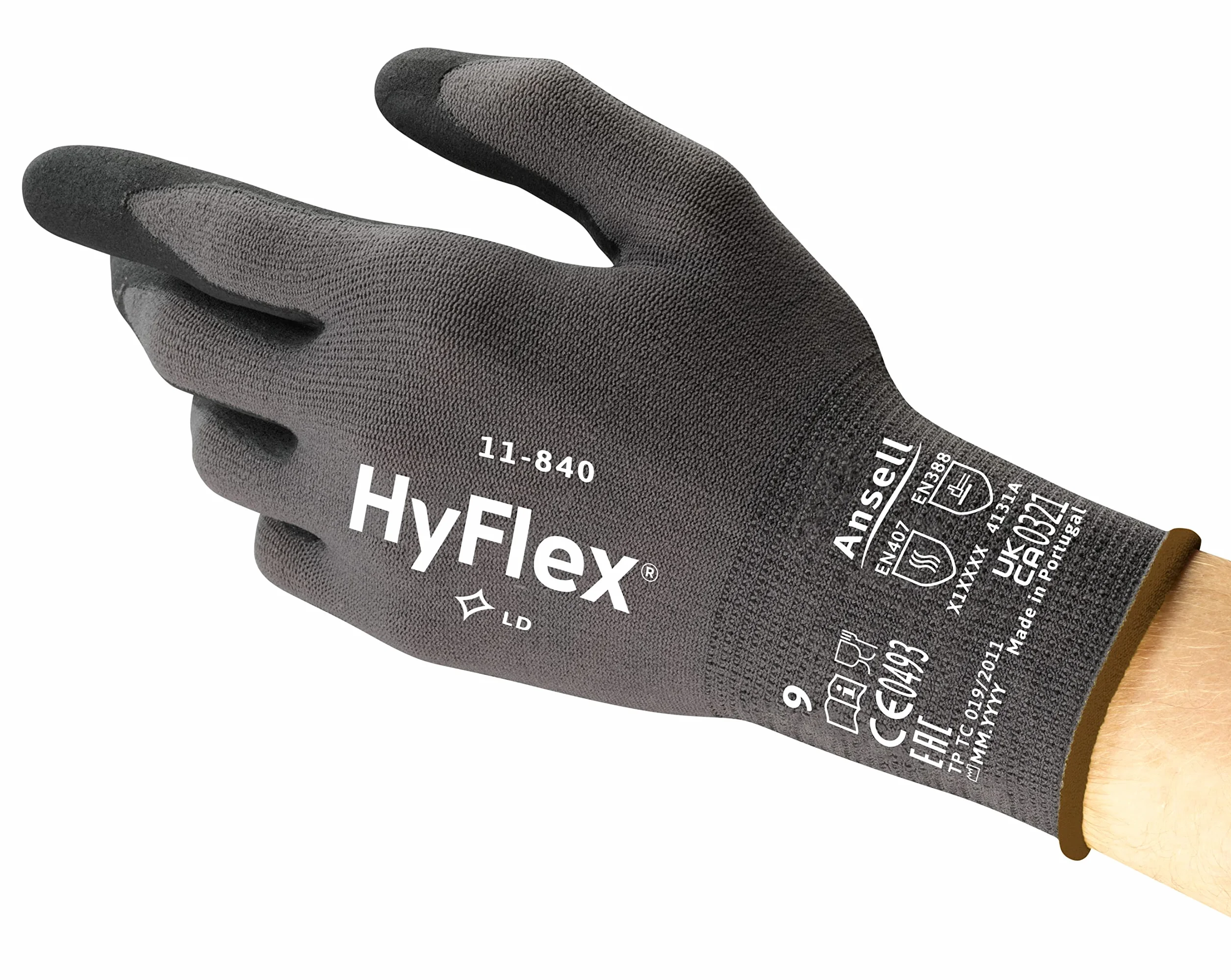 Ansell HyFlex 11-571 Guantes Trabajo