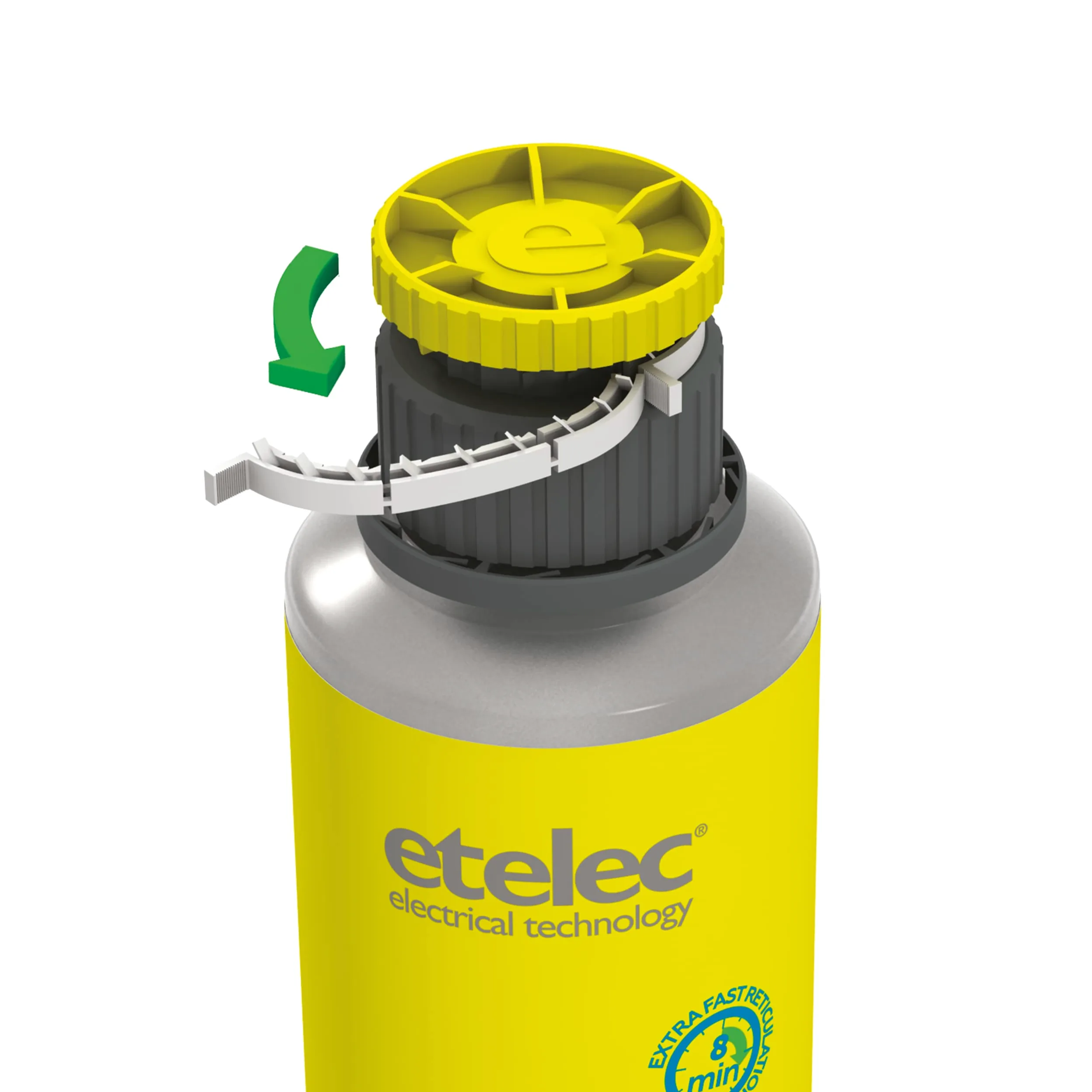 Etelec Mpone Mpone Gel de silicona Monoflacone, relleno aislante eléctrico, cajas de derivación (MP106-0.600 litros)