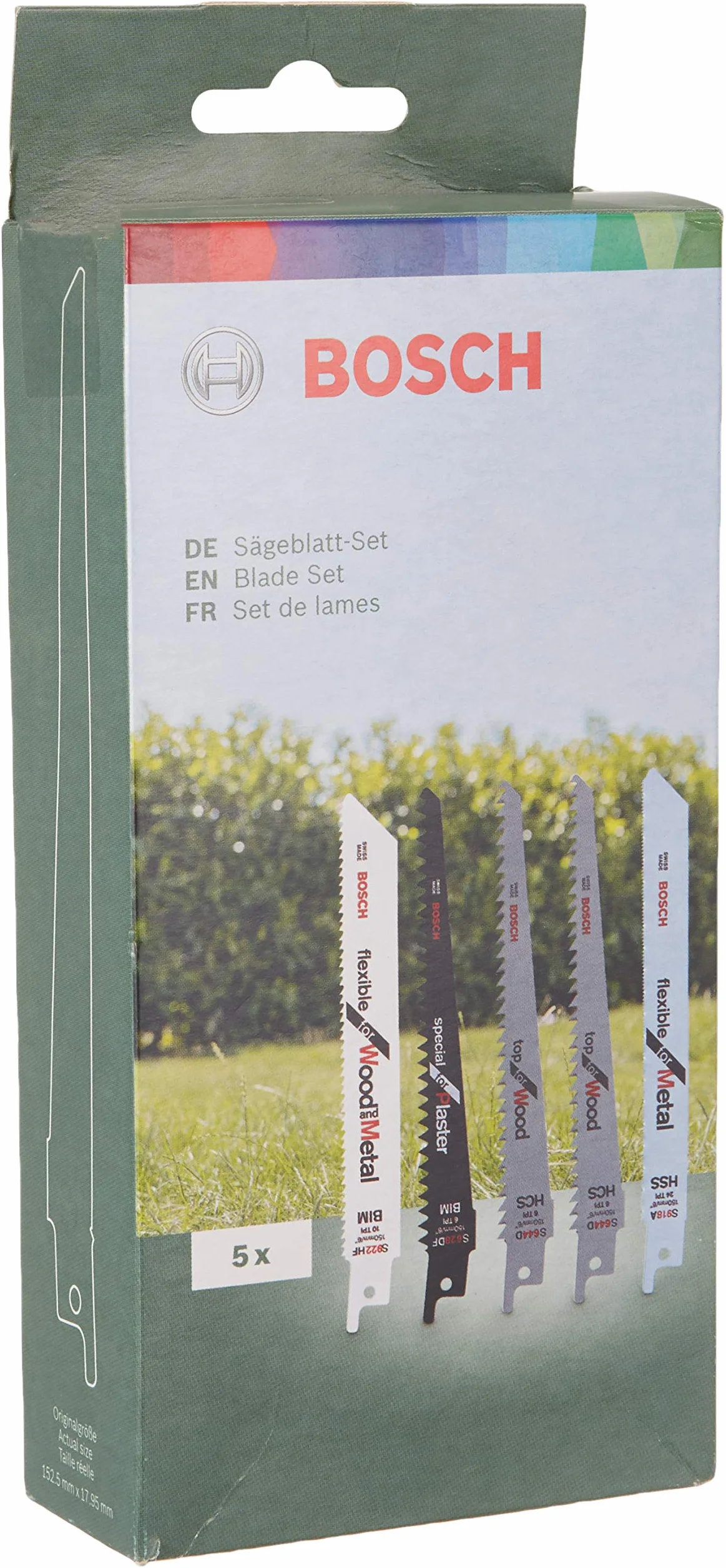 Bosch Hojas de Sierra Intercambiables - Pack de 5