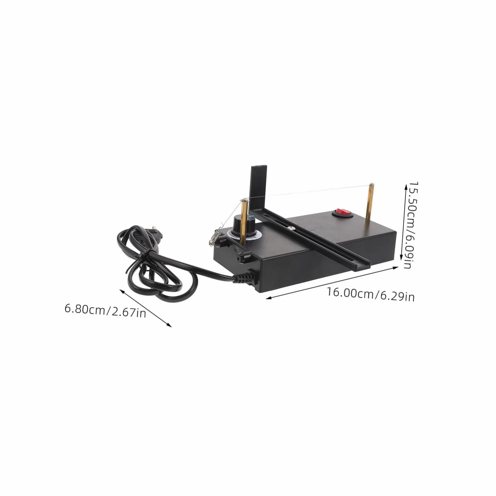 Cortador Eléctrico de Cinta Caliente - Ajustable Máquina de Portátil para Manualidades de Cuerda DIY Herramienta de y Segura para Cintas y Bandas Elásticas