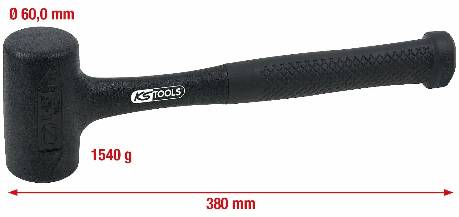 KS Tools 140.5258 - Martillo suave, sin contragolpe