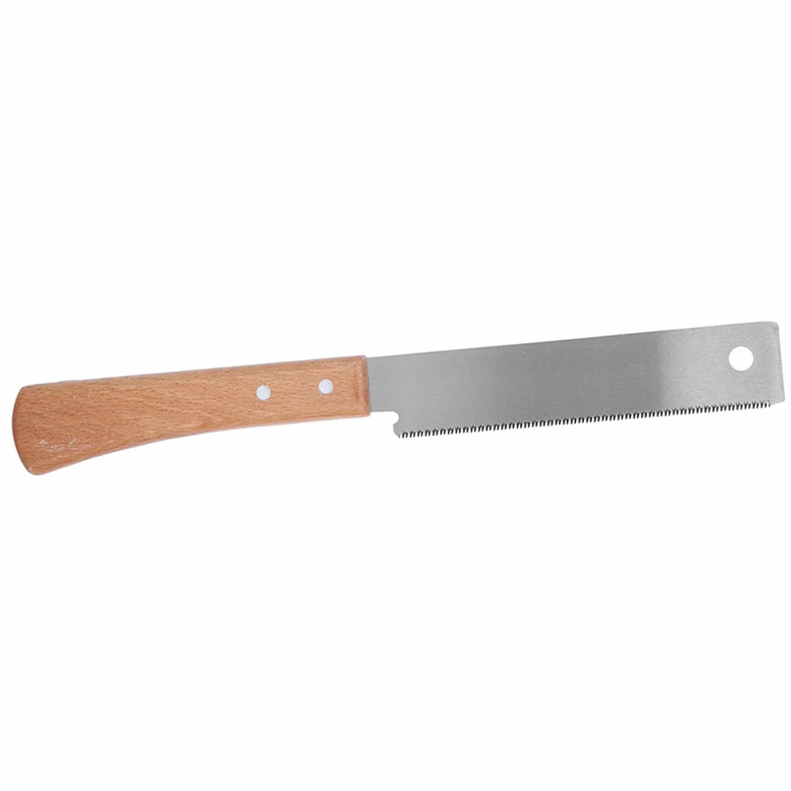 FTVOGUE Sierra de Mano Pequeña con de Madera, Herramienta de Corte Al Ras de 12 Pulgadas, Acero con Alto Contenido de Carbono SK5 para Carpintería Fina, Poda de Jardín y Proyectos de