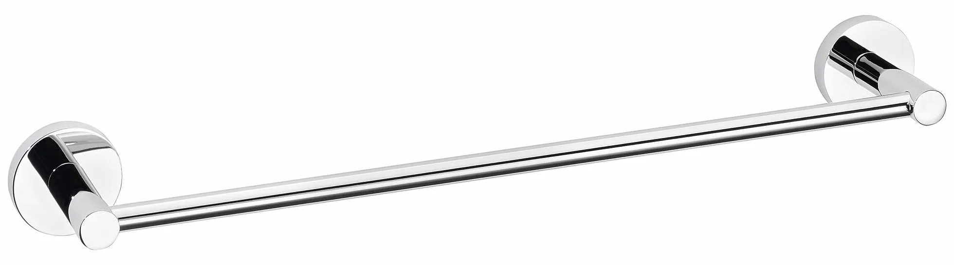 tesa Toallero de Barra 45cm EXXCELLENT, metal cromado brillante, autoadhesivo, tecnología adhesiva de montaje, 50mm x 500mm x 85mm