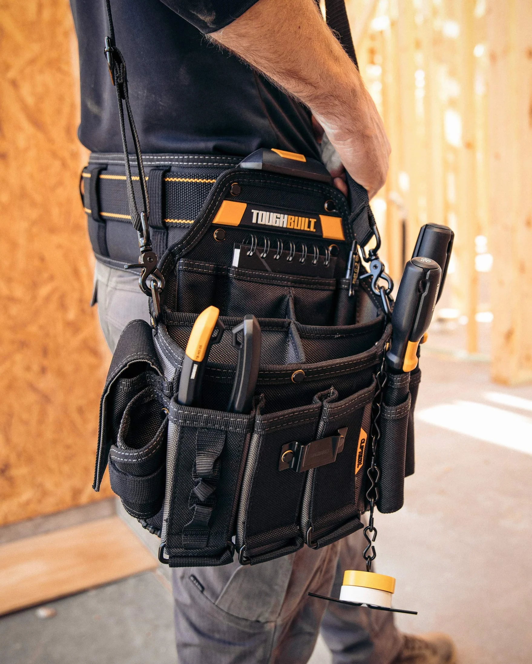 ToughBuilt Master TB-CT-104 Bolsa para Electricista con Correa para el Hombro