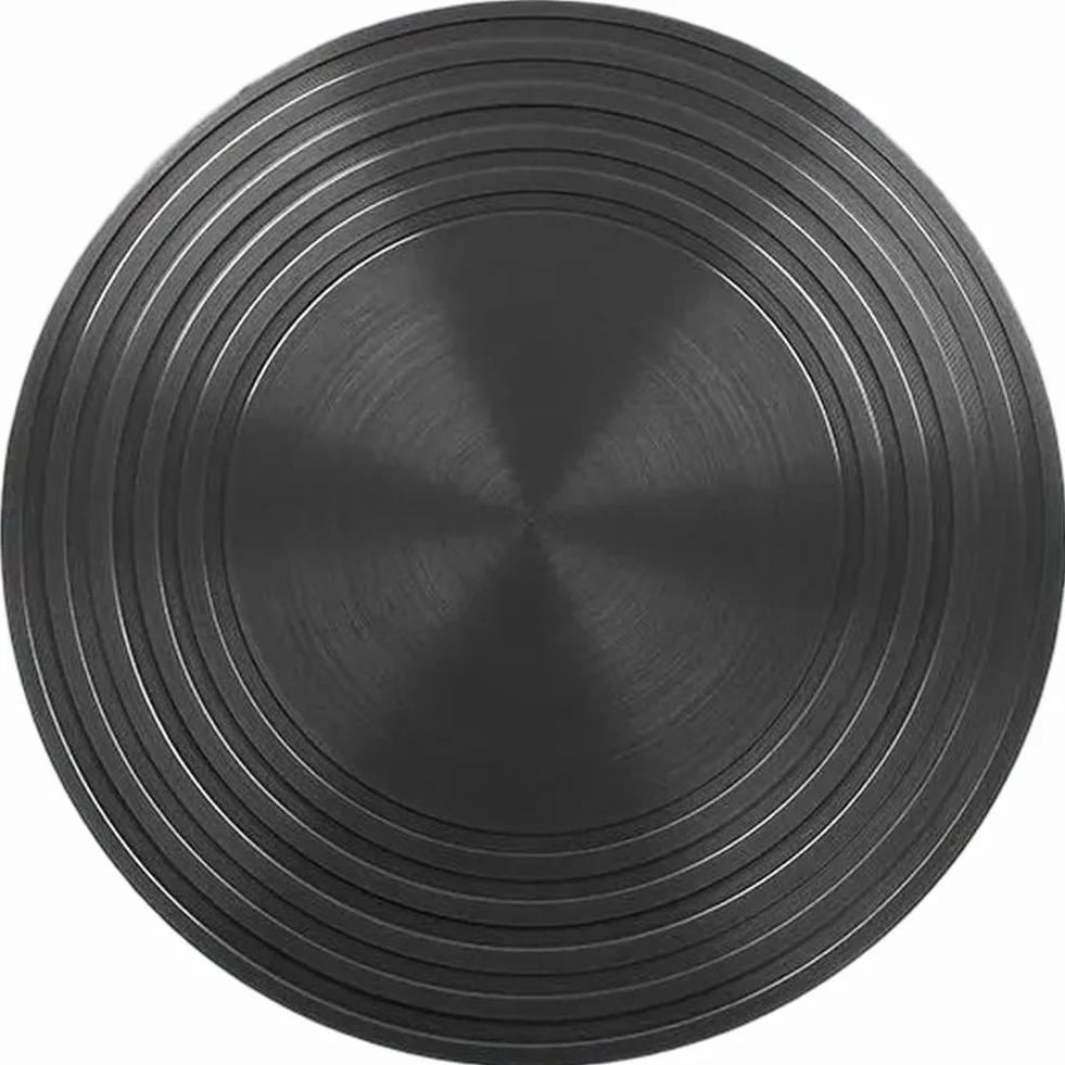 Placa separadora de calor para estufa de gas con aluminio grueso de 4 mm y 6 mm, diseño antideslizante de doble cara para evitar que la olla se deslice y mejorar la uniformidad del calor (J)