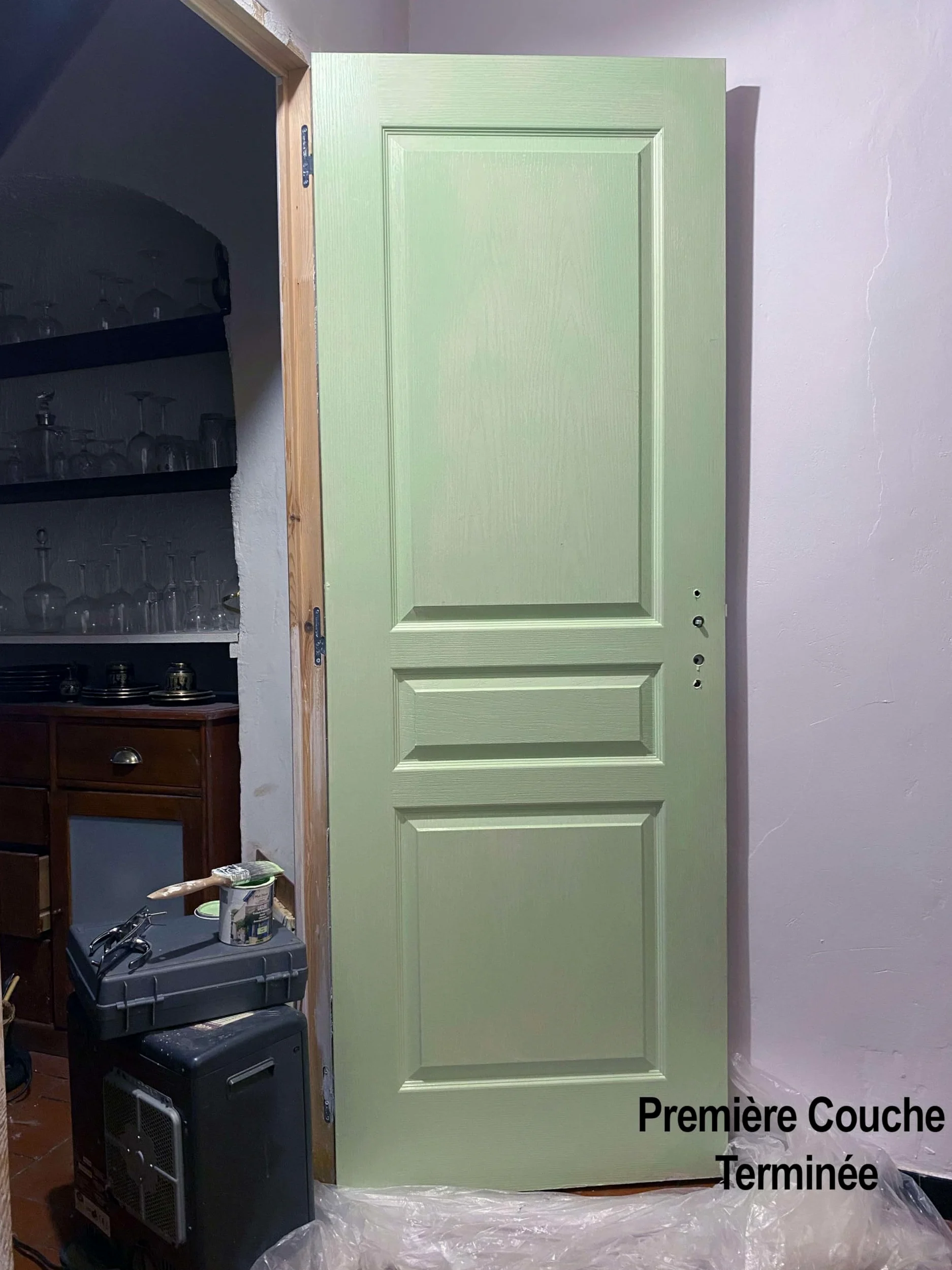 Acrílico Verde Claro 1L Lasure Mate para madera y metal interior y exterior 12m² - (Midi Decor)