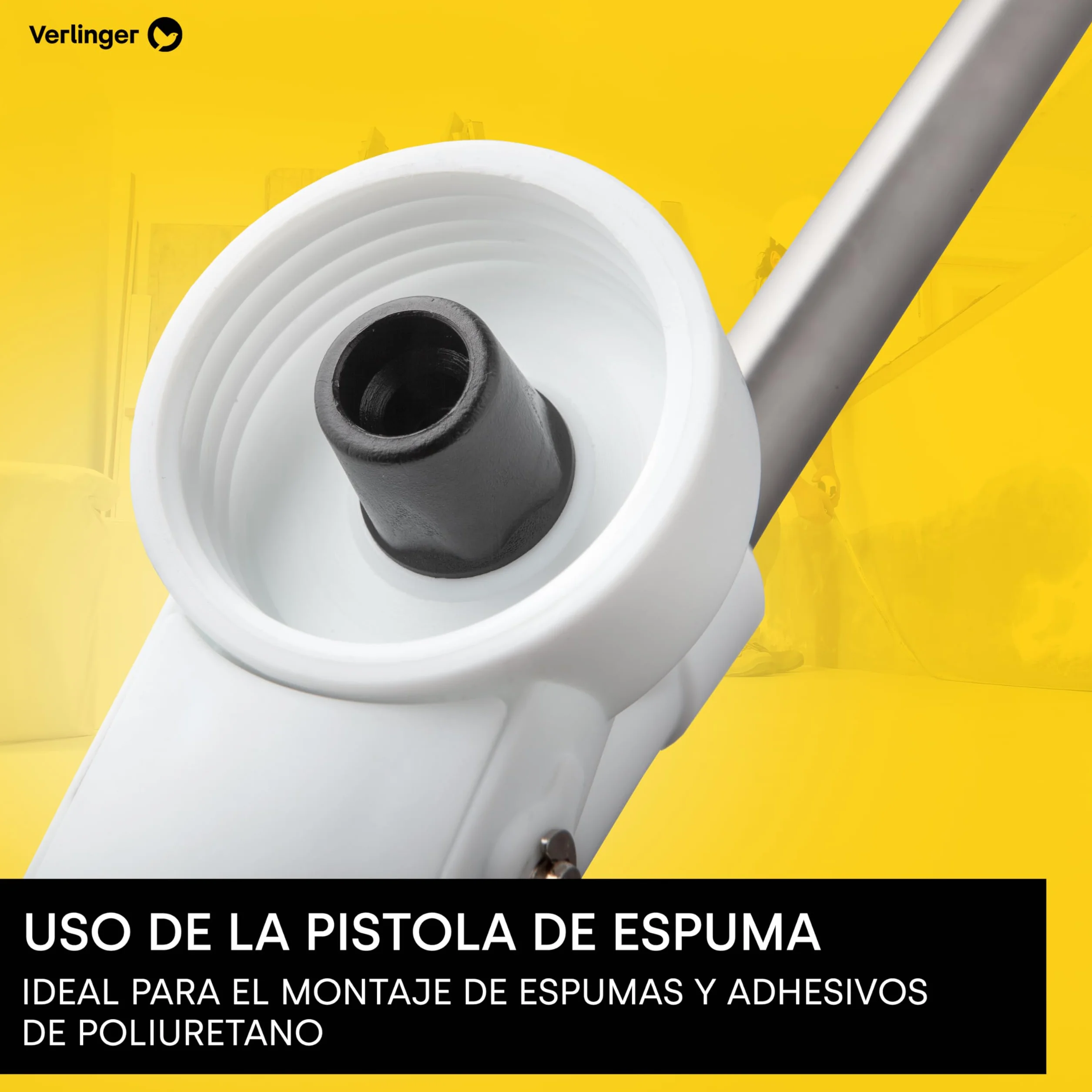 Pistola De Espuma De Poliuretano Pistola Resistente Aplicadora De Espuma Pu Pistola De Aplicación Para Espuma De Construcción Y Adhesivos Herramienta De Calafateo Blanco