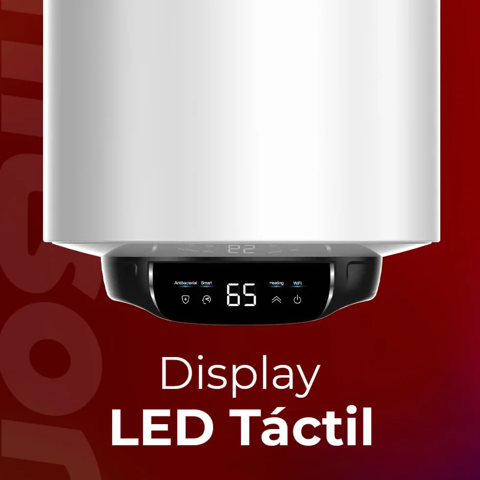 Nilson Termo Eléctrico Vertical 50 Litros NT5000EADW 1500W Acero Inoxidable Blanco Clase B
