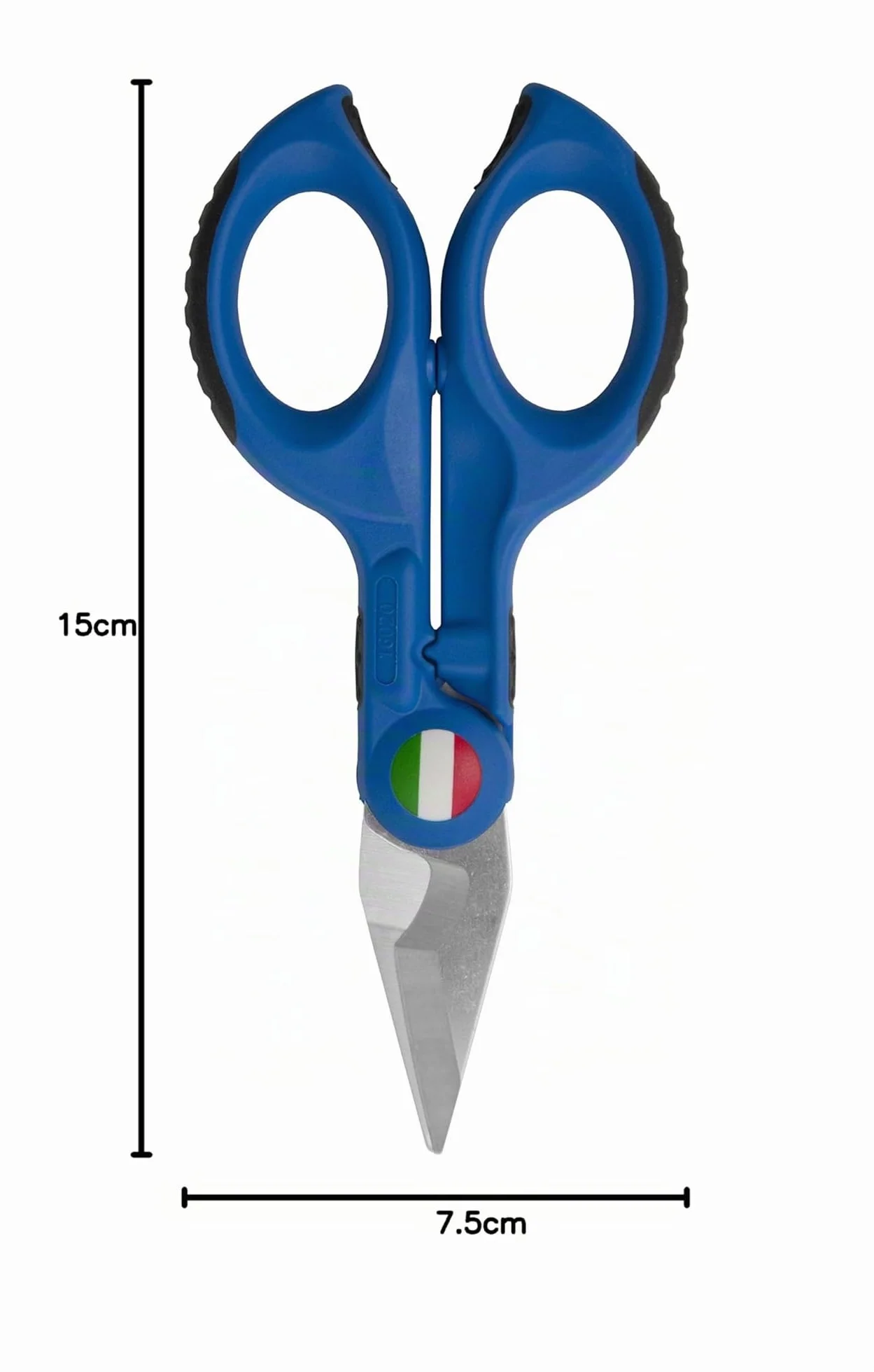 Intercable CE2016-1 Tijeras para pelar y cortar cables con Safetybox Edición limitada, azul