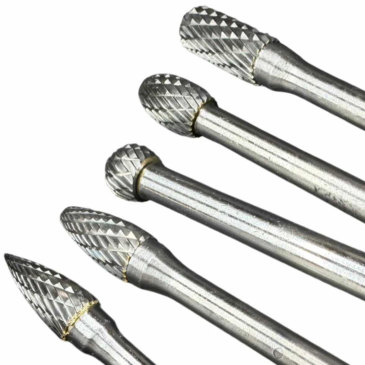 Set 5 Fresas de Carburo de Tungsteno (6 x 10 mm) para Taladro y Multiherramienta | Brocas Rotativas Tipo Lápiz, Lima, Carbide Burr para Metal, Acero, Aluminio, Madera y Plástico | Lijar