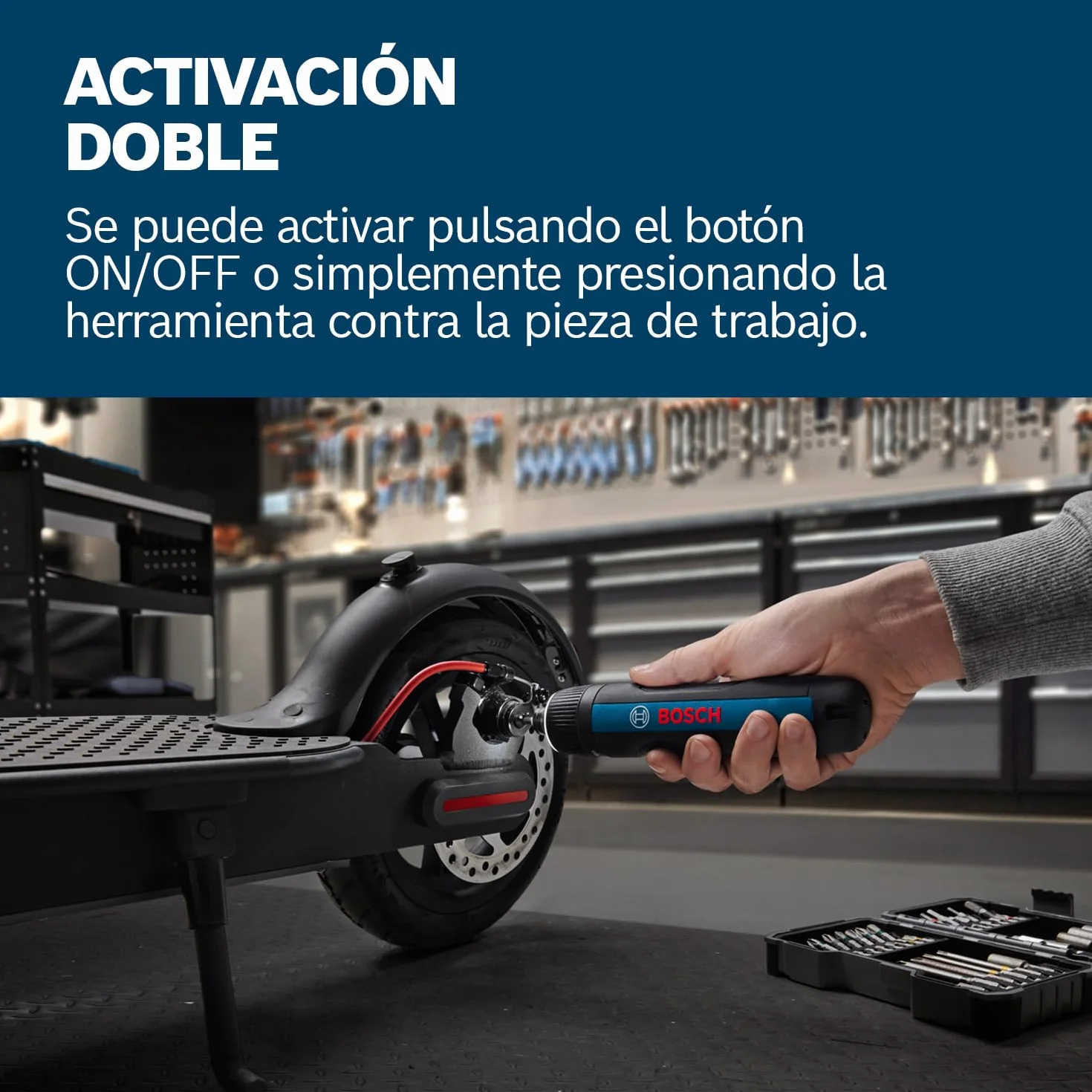 Bosch Professional Atornillador a batería Bosch GO 3 (incl. set de 8 puntas, portapuntas, cable USB-C, minimaletín)