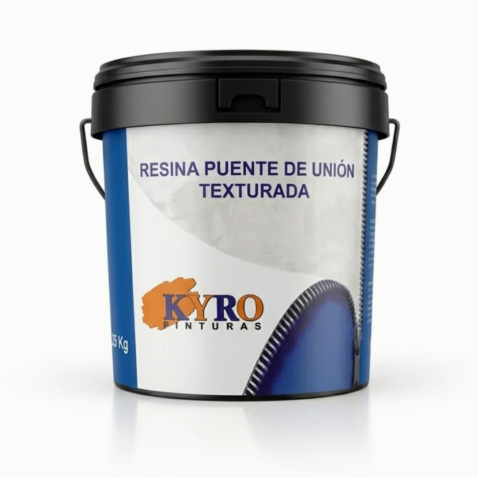 Resina Puente de Unión Texturada - Imprimación Alta Adherencia para Morteros y Hormigón - Color Azul Suave - 25kg, 5Kg, 1Kg (5 Kilogramos)