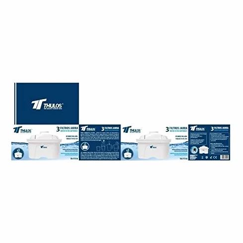 Recambios para jarra purificadora de agua Thulos pack de 3
