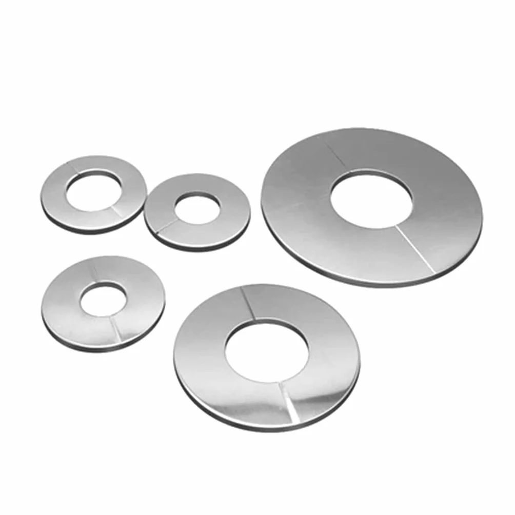 Placa de roseta redonda dividida de acero inoxidable brida dividida para tuberías con 24/28/35/42/51 mm de diámetro accesorios de baño rosetas tapa grifo