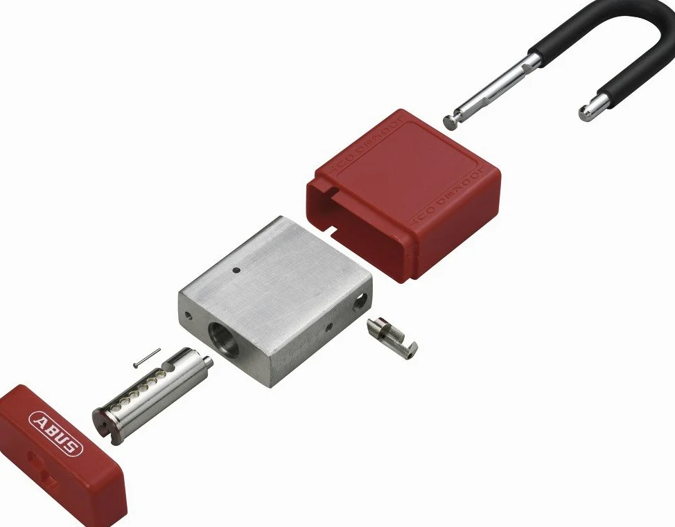 Abus 74/40 Verde - Candado no conductor para seguridad 40mm verde | Cuerpo de aluminio y arco de acero aislado NANO PROTECT con llave retenida de 6 pitones, ideal para bloqueo industrial.