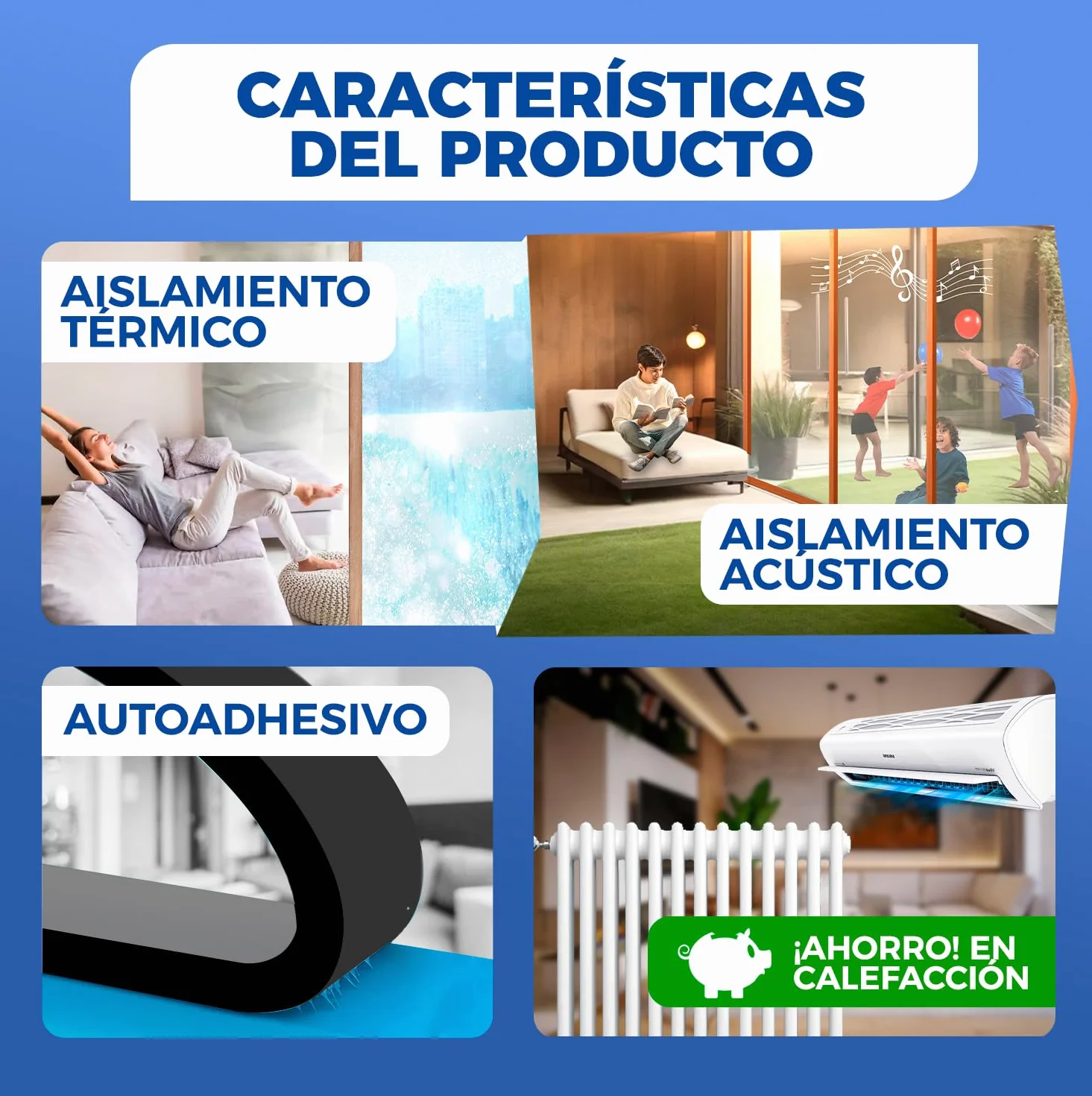Junta de estanqueidad gruesa autoadhesiva ventanas 30mm (W) x 10mm (T) x 4Mts (L) burlete espuma/tiras de sellado para puertas y ventanas/burlete ventana corredera aluminio/burlete goma,2 piezas…