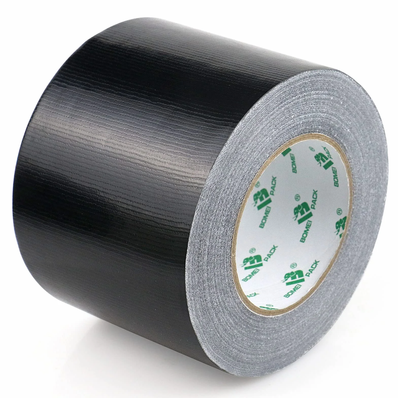 BOMEI PACK Cinta adhesiva americana 100mm x 50 m, negro cinta impermeable de tela de para reparaciones, bricolaje, manualidades, uso en interiores y exteriores