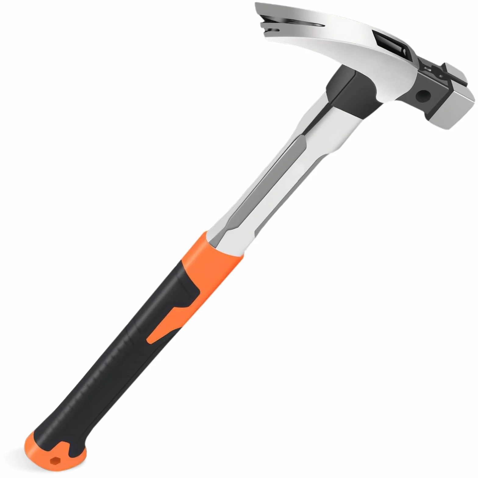 Martillo de carpintero de 720 g, con magnético, antideslizante, mango de acero inoxidable, herramienta para martillo, metal