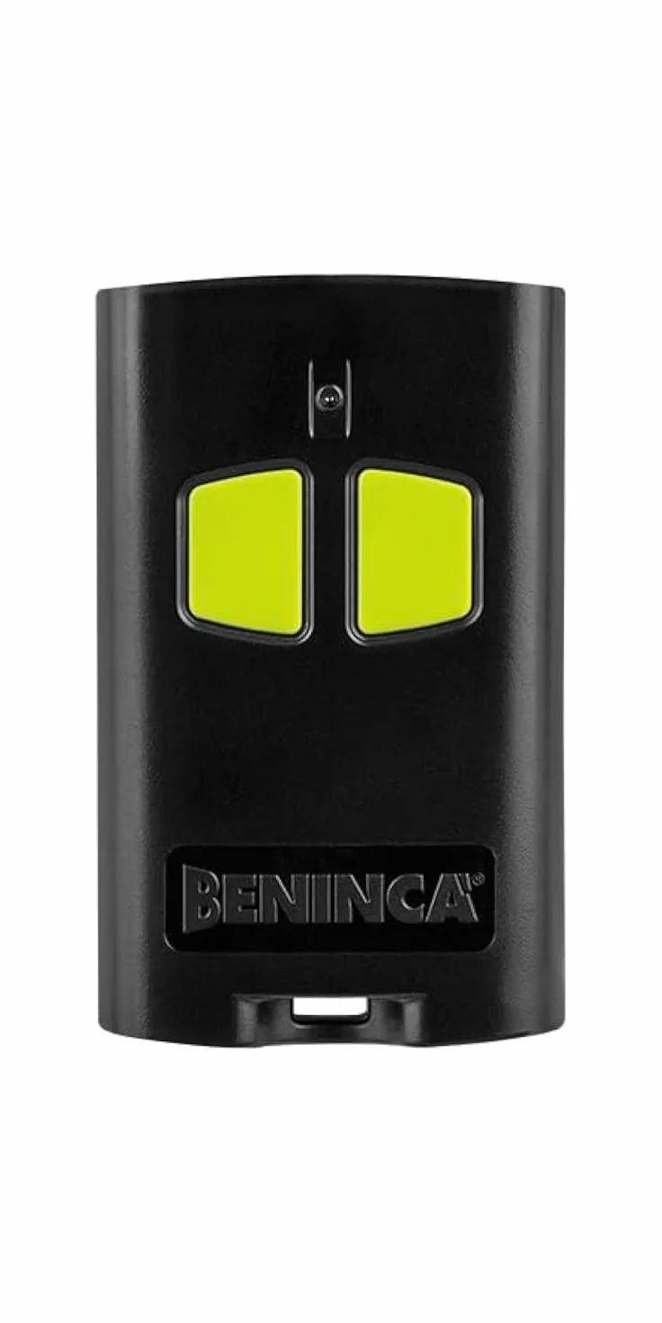 Benincà TO.GO - Mando a distancia de 2 canales de 2 VA 433,92 MHz con codificación dual y código rodante avanzado, transmisión de 128 y 68 bits