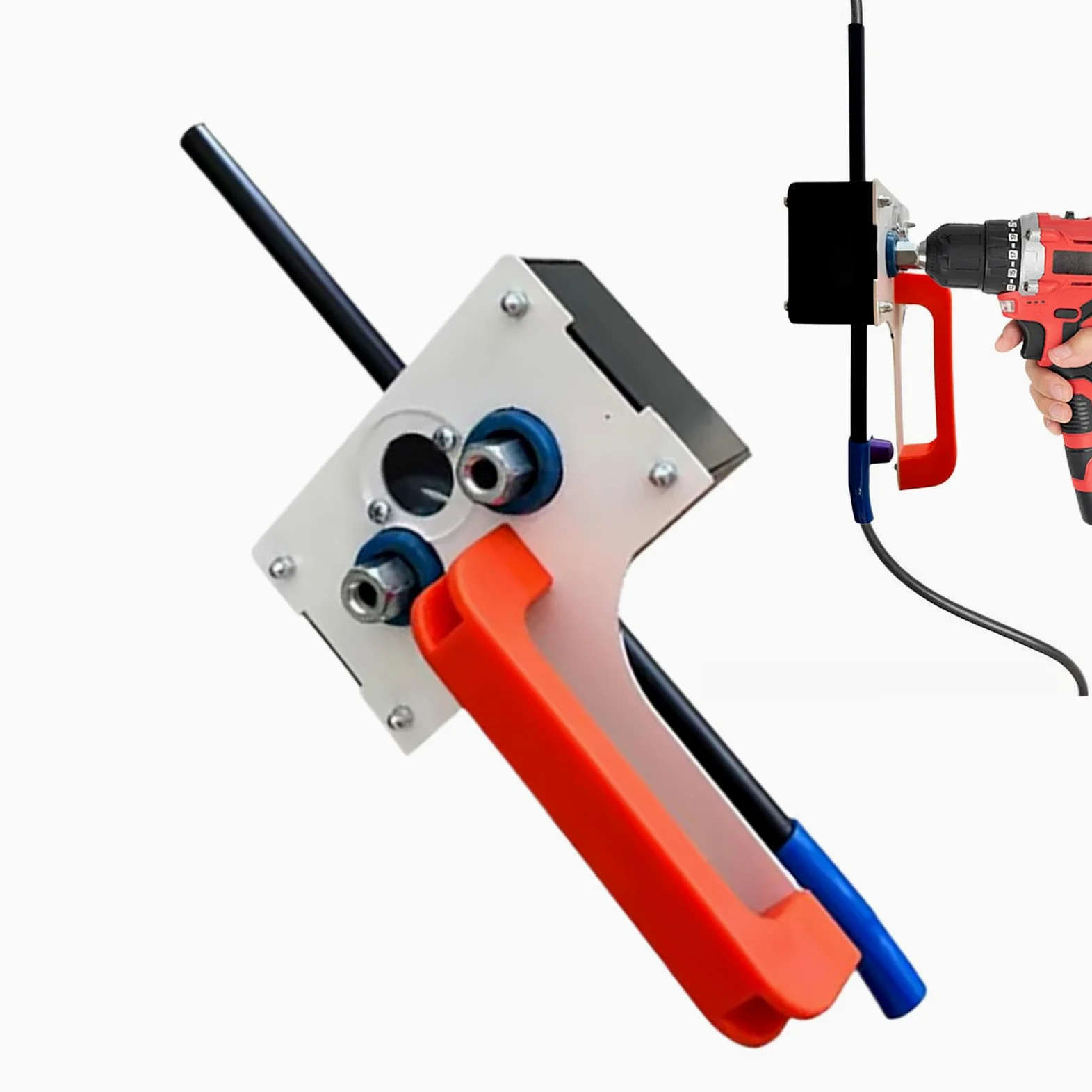 Tirahilos - Herramientas eléctricas manuales para uso pesado | Tirahilo para cables eléctricos de 8 mm, para espacios estrechos en tuberías, paredes, enterrados, centros de datos, exteriores