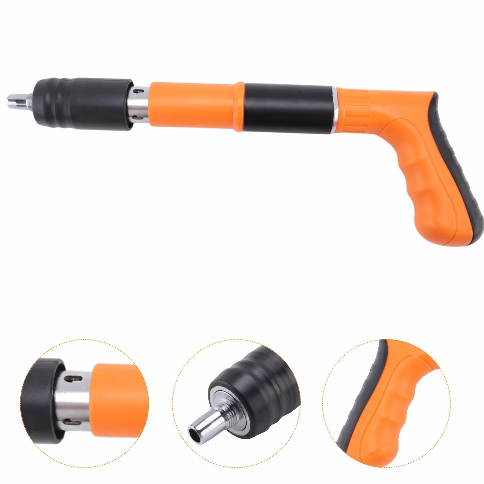 Booso Mini Nailer Tool Set Kit Manual Máquina Clavadora Manual Juego de Herramientas Máquina Clavadora de Aire Kit de Herramientas Máquina Clavadora Clavadora Ajustable para Pared de Hormigón para
