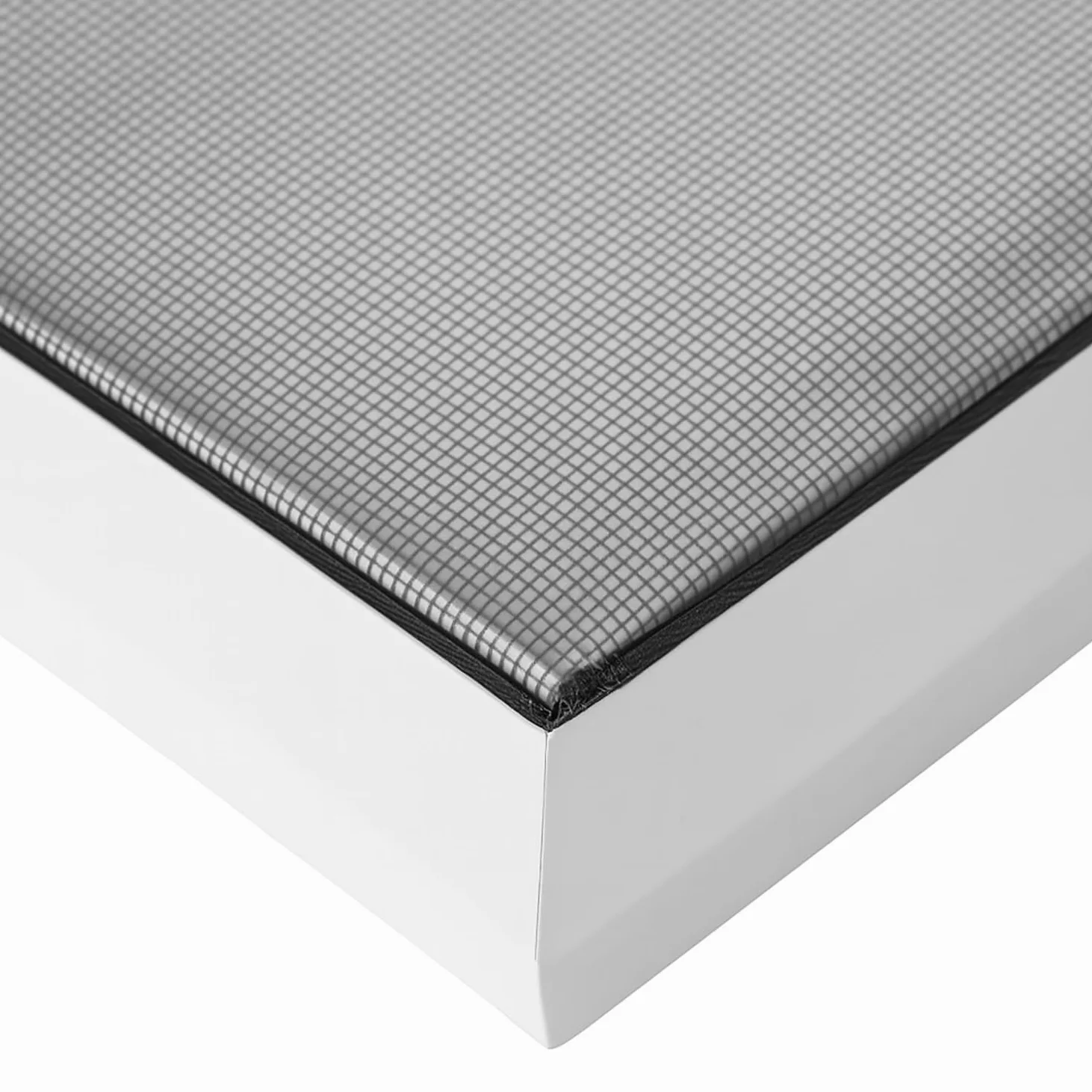 TIENDA EURASIA - Mosquitera Extensible para Ventanas, Marco de Aluminio, Medida de 70-130 cm x 50 cm alto, Mosquiteras para Ventanas, Adaptable a Todos los Marcos
