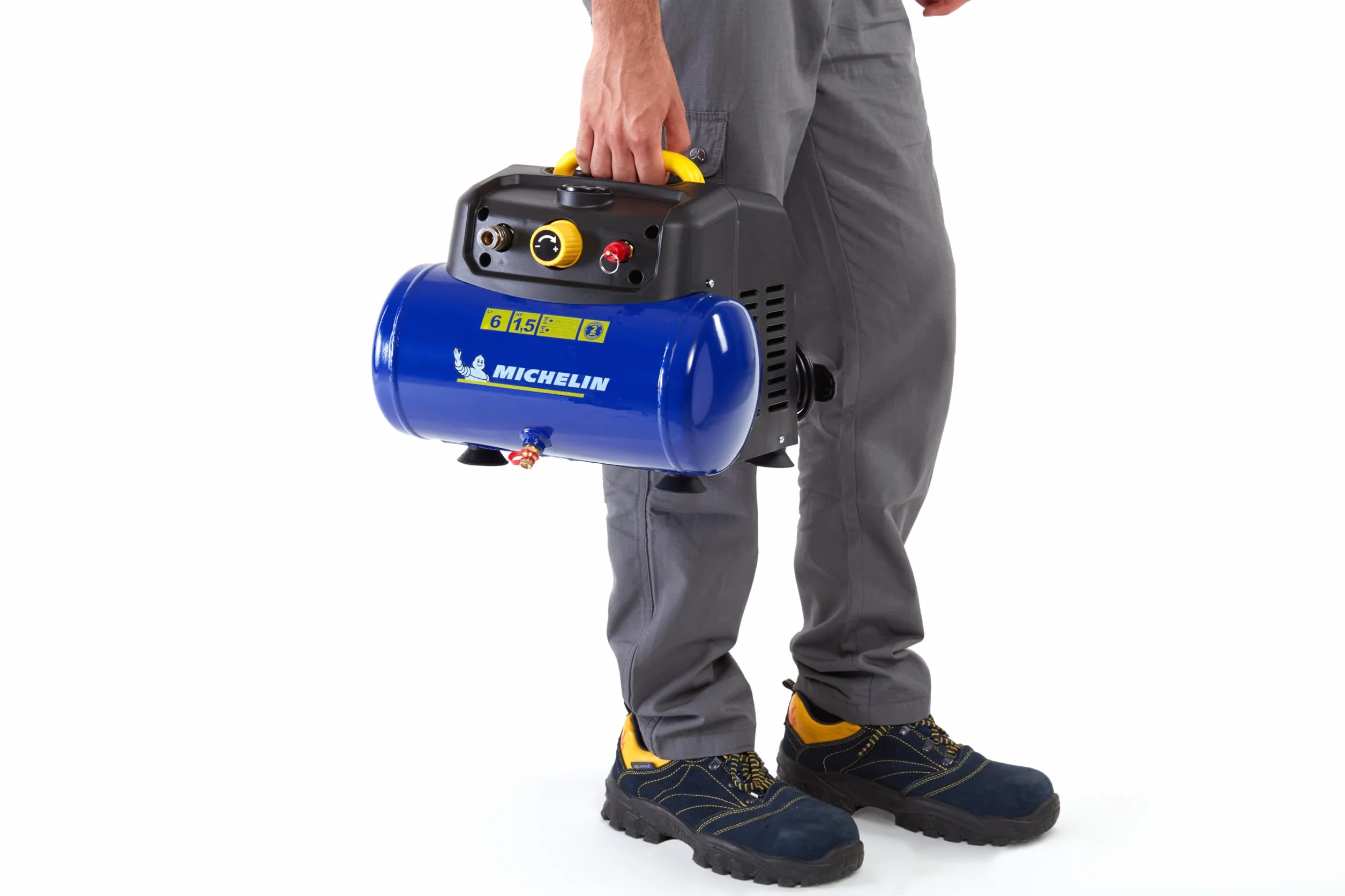 Compresor de aire portátil MICHELIN MBL6 6L 1,5 hp 8 bar 160 l/min